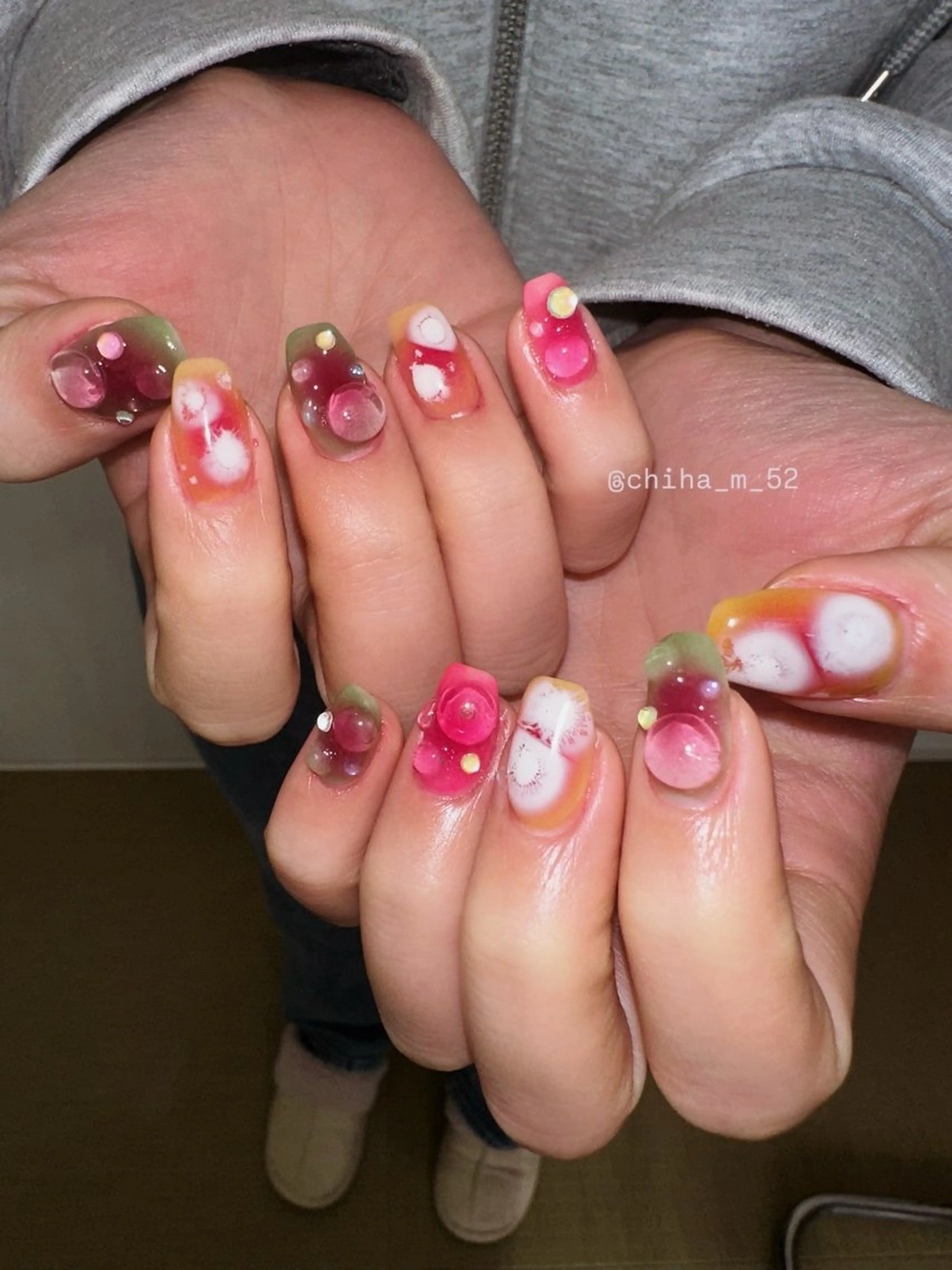 ネイル アートネイル ハンドネイル チハル ミチハタのネイルデザイン