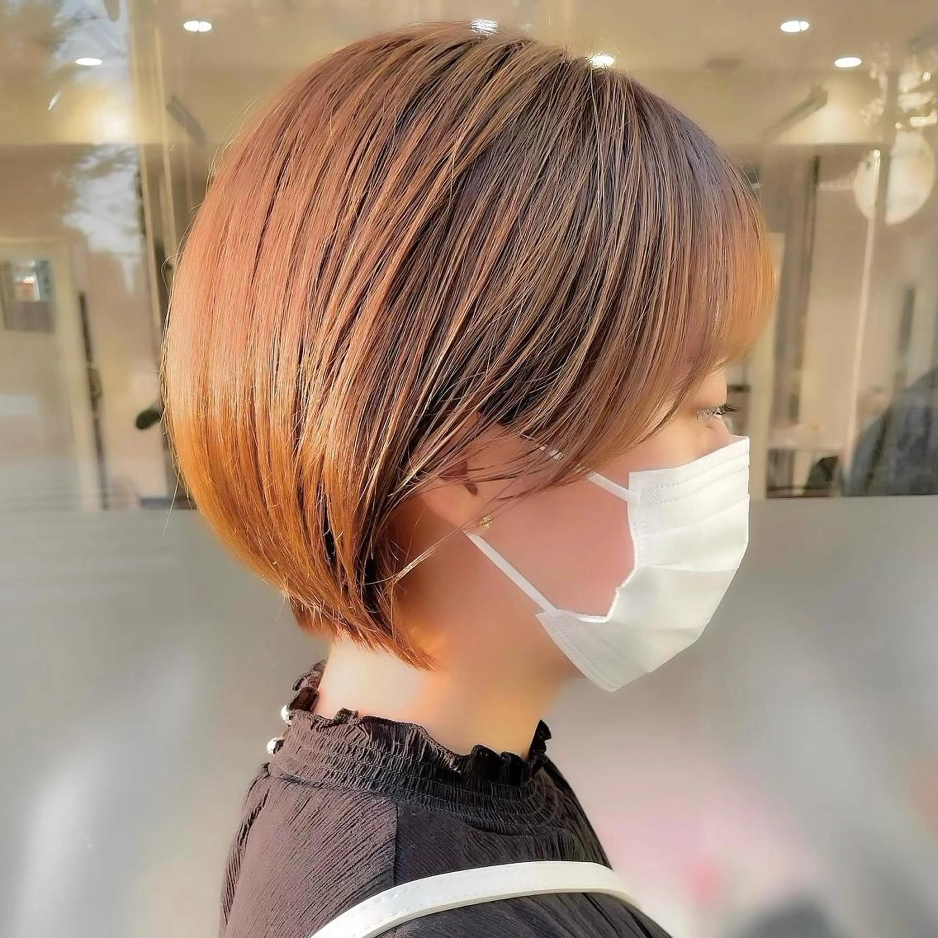 ショート 三鷹で1番ショート ボブをカットする新谷のヘアスタイル