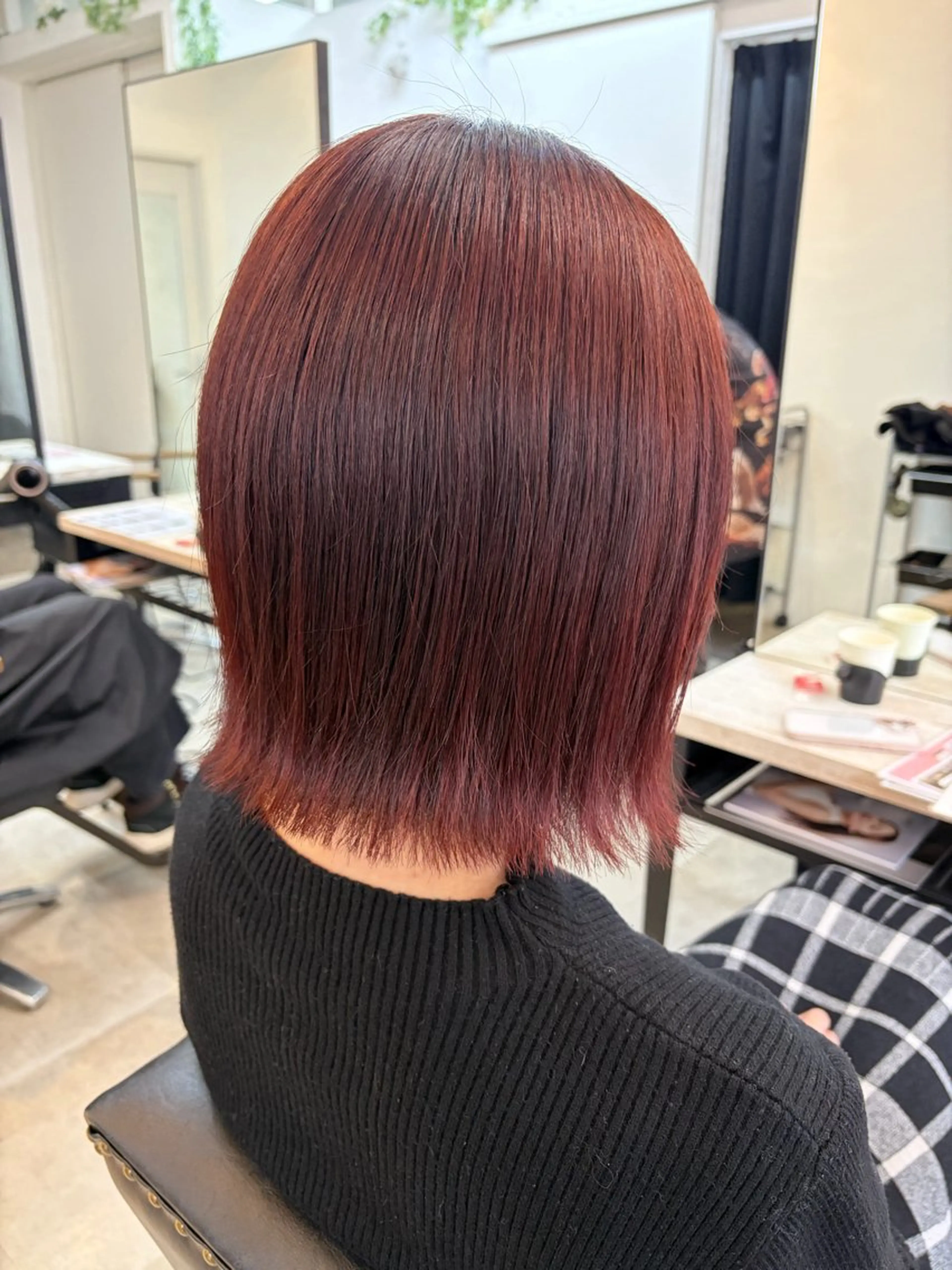 ミディアム カラー 🥀韓国ヘア🥀 宮津真菜のヘアスタイル