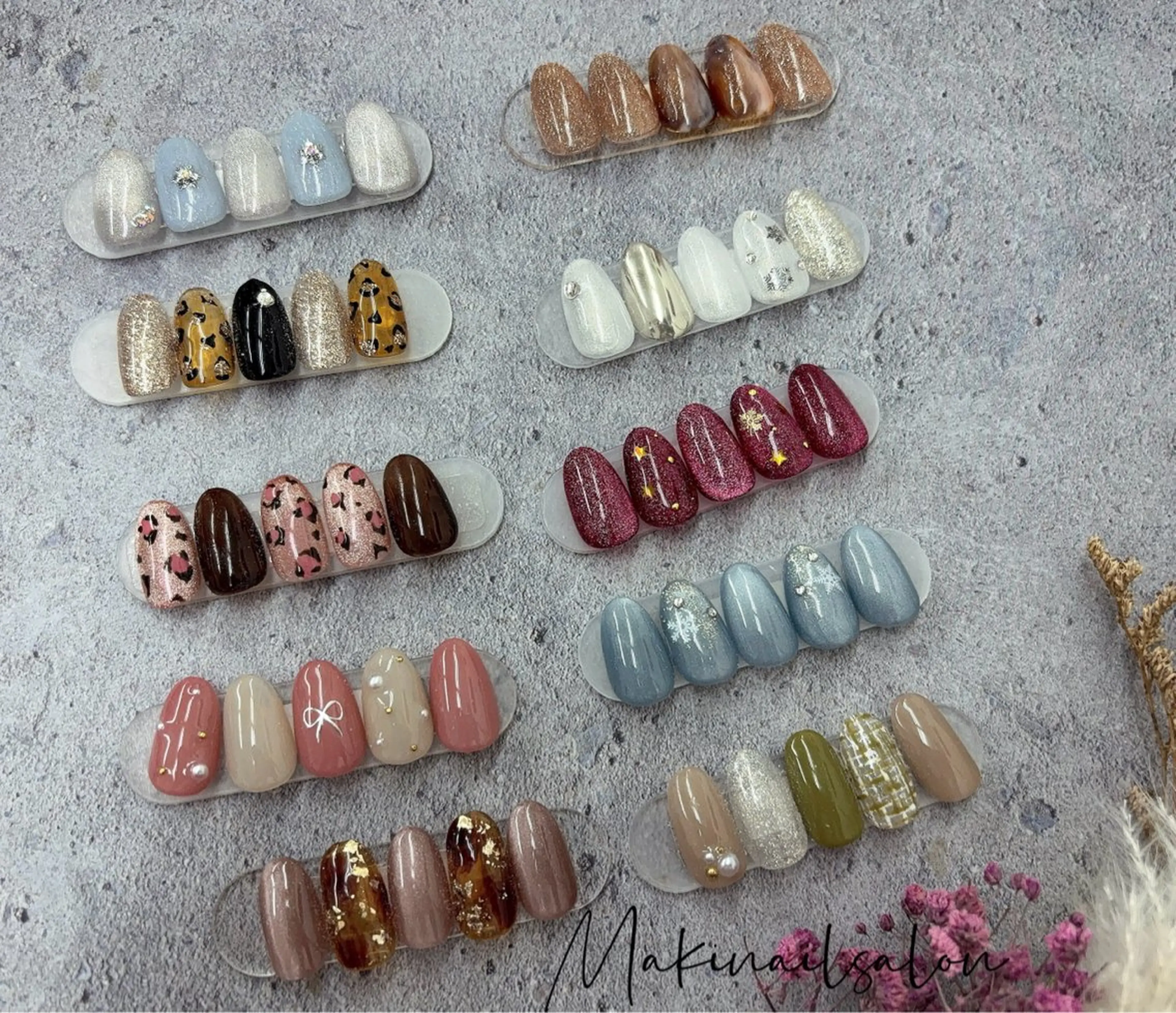 ネイル ハンドネイル マキ ネイルサロンのネイルデザイン