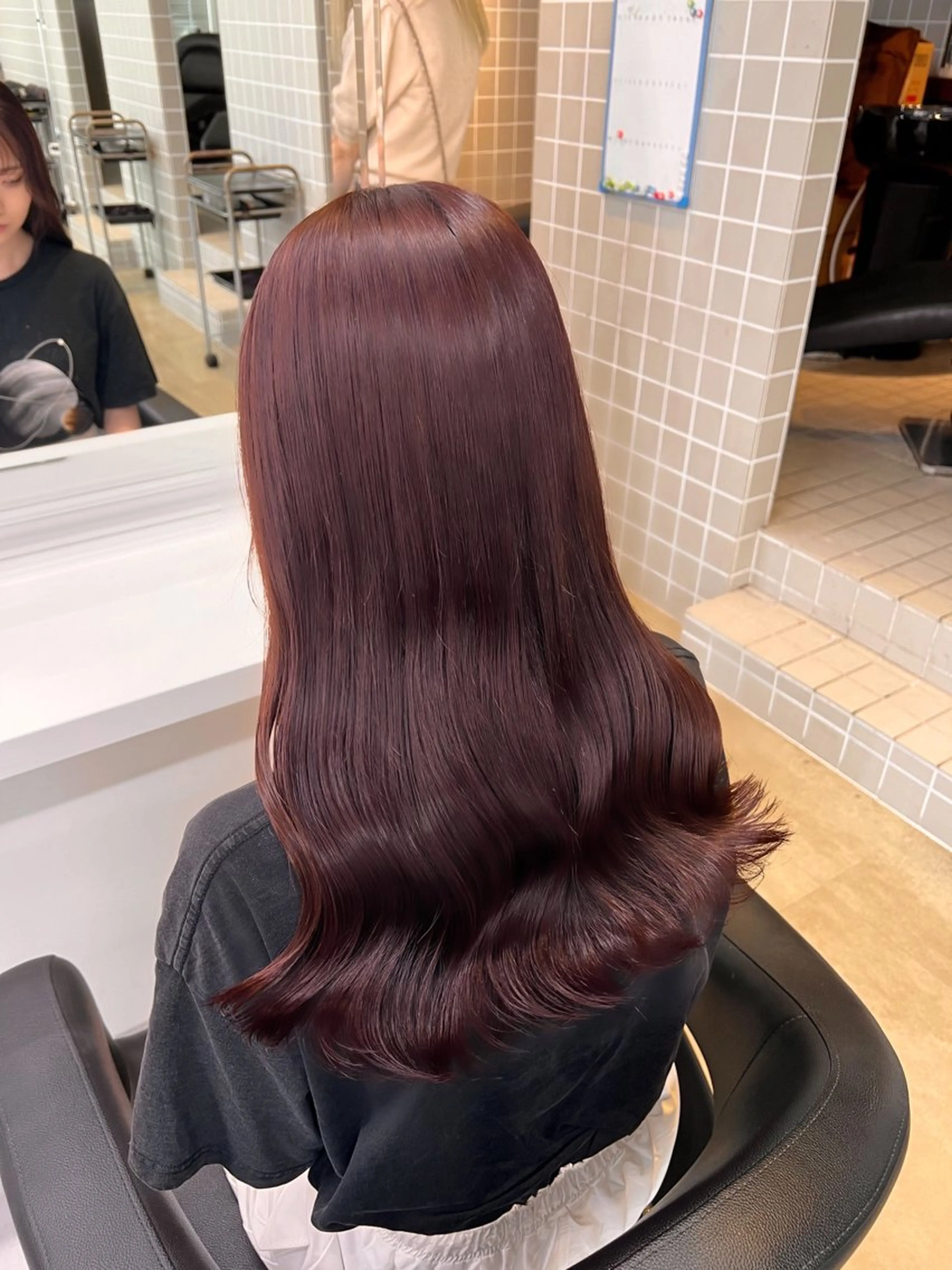 セミロング 💖札幌カラー 指名No.1💖玲奈のヘアスタイル