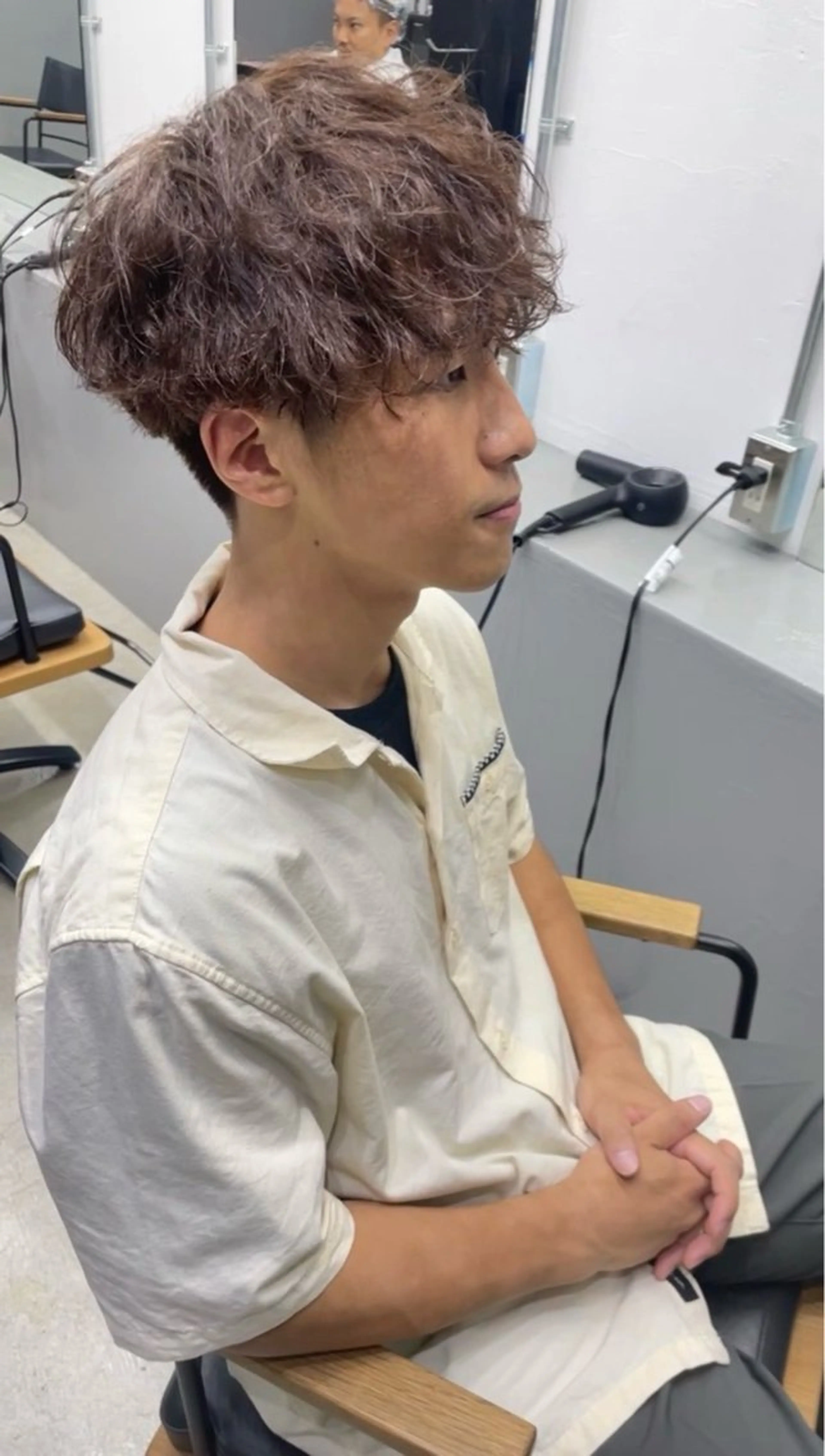 ショート パーマ メンズ メンズ専門サロン wokeのヘアスタイル