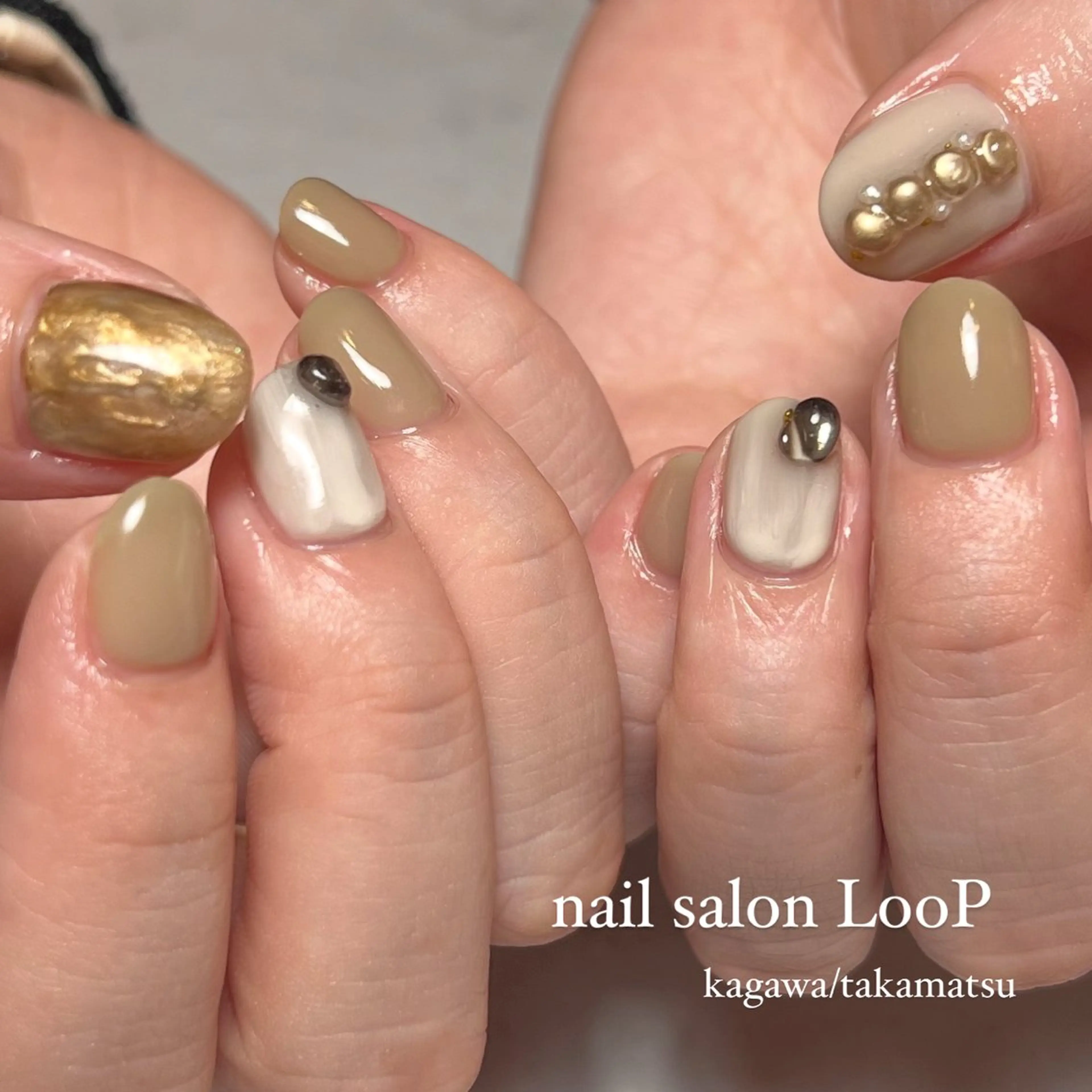 ネイル ハンドネイル LooP riho / nuanceのネイルデザイン