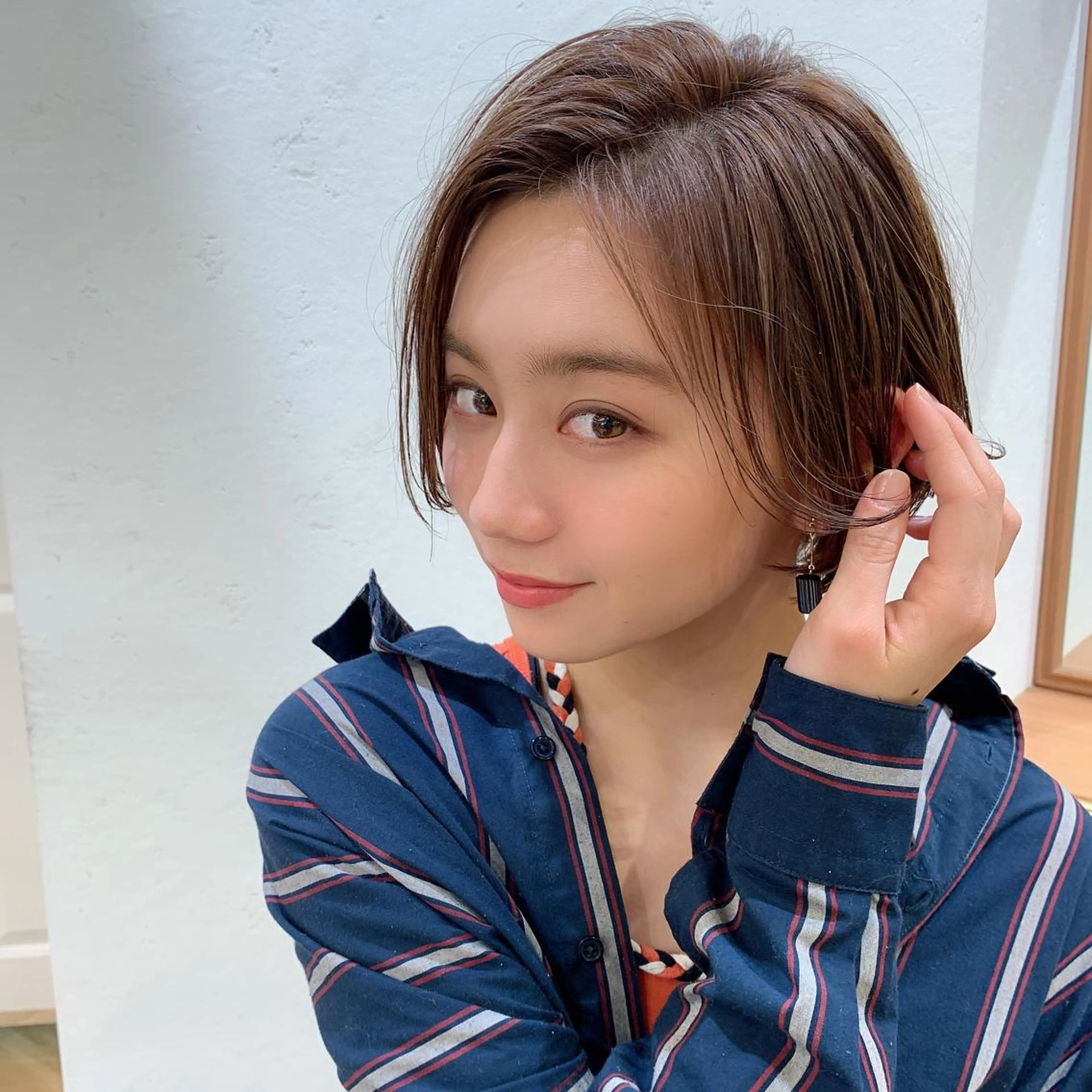 ショート レイヤー/韓国❣️ 髪質改善/e_kiのヘアスタイル