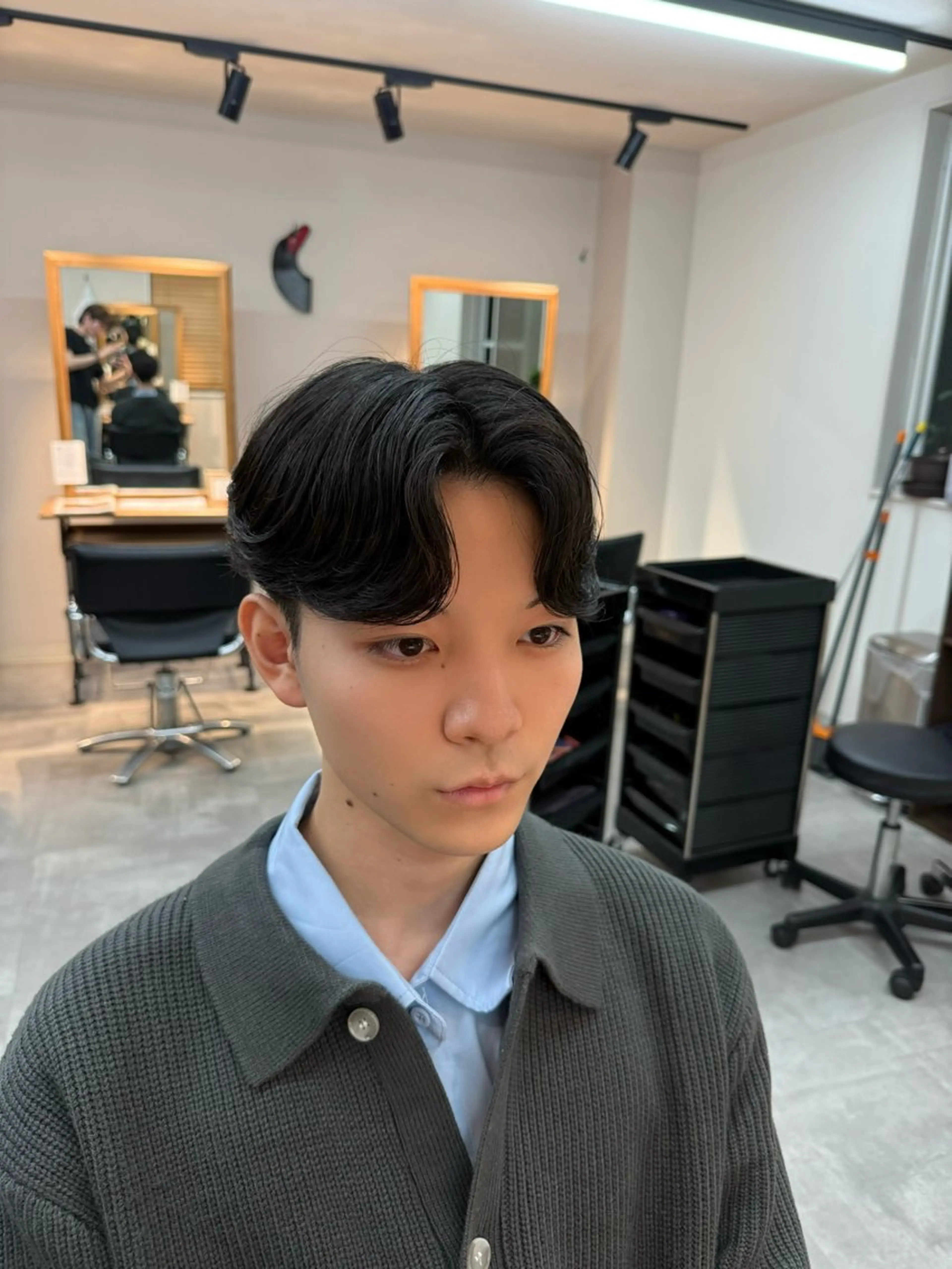 ショート 韓国風ヘア カット パーマ オシャレは髪型から/ 韓国ヘア特化/下田のヘアスタイル