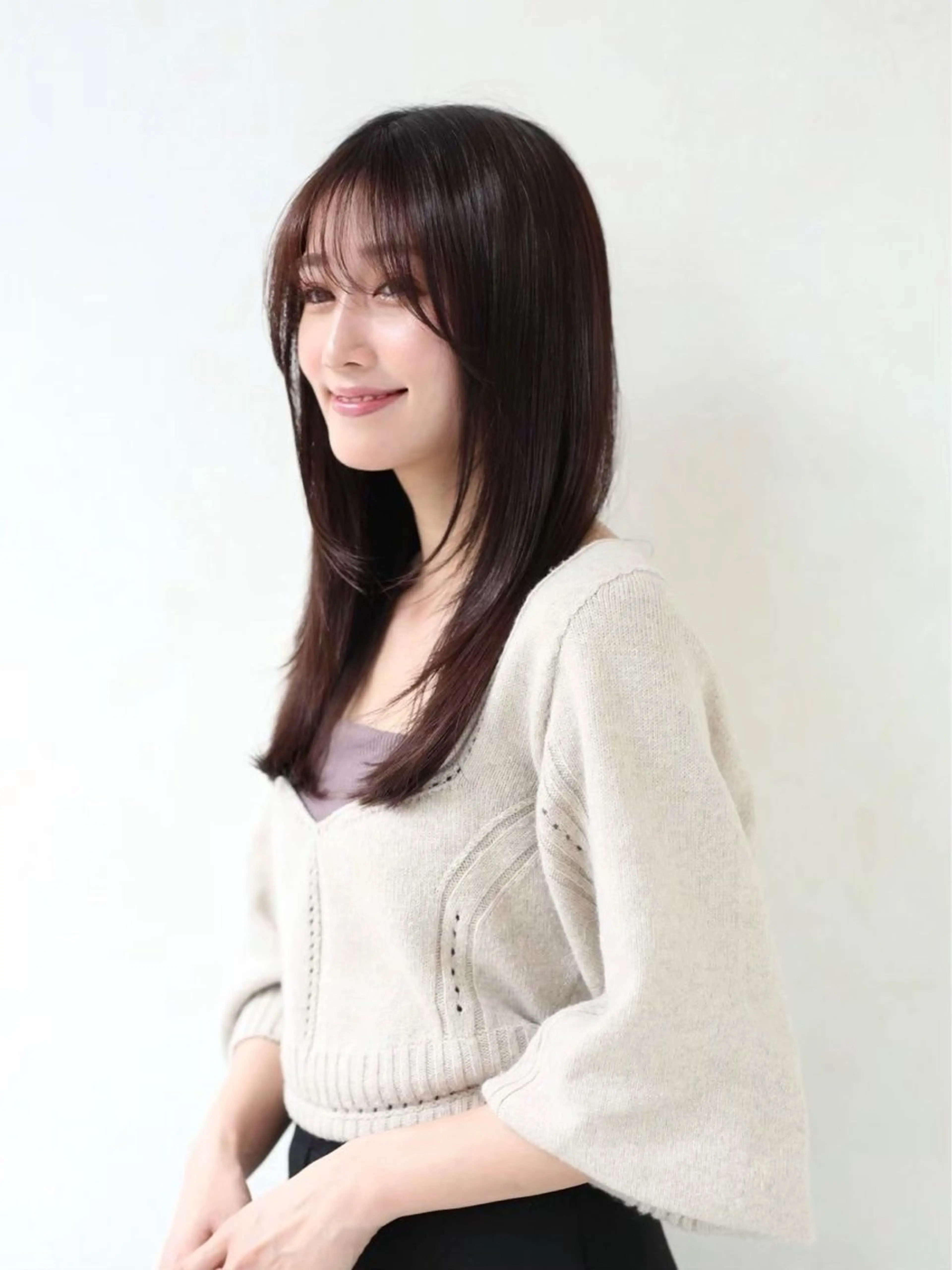 ロング カラー 山本 遥海のヘアスタイル