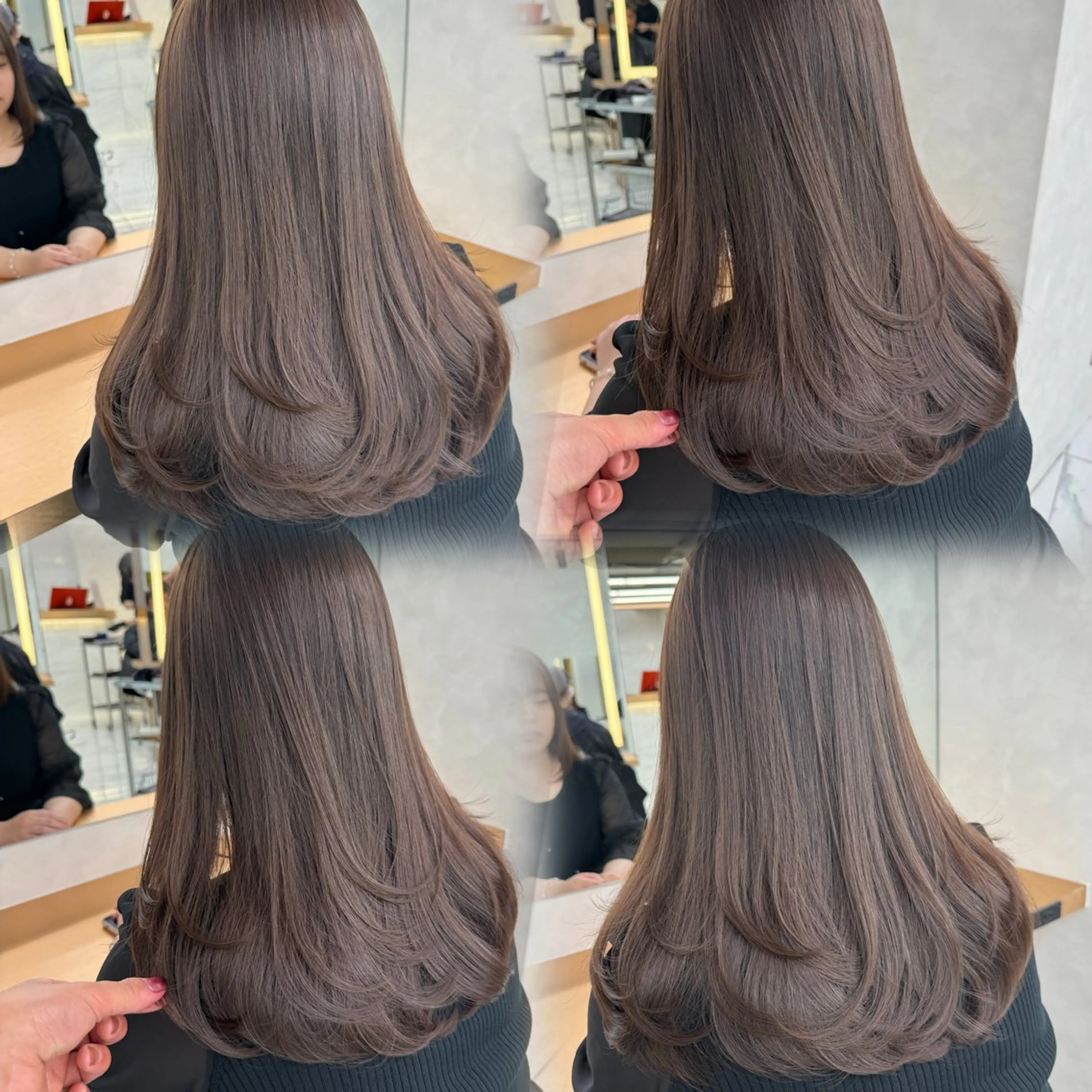 ロング カラー ブリーチ 透明感カラー ブリーチなしカラー ショート/ハイライト 無料‼️愛斗のヘアスタイル