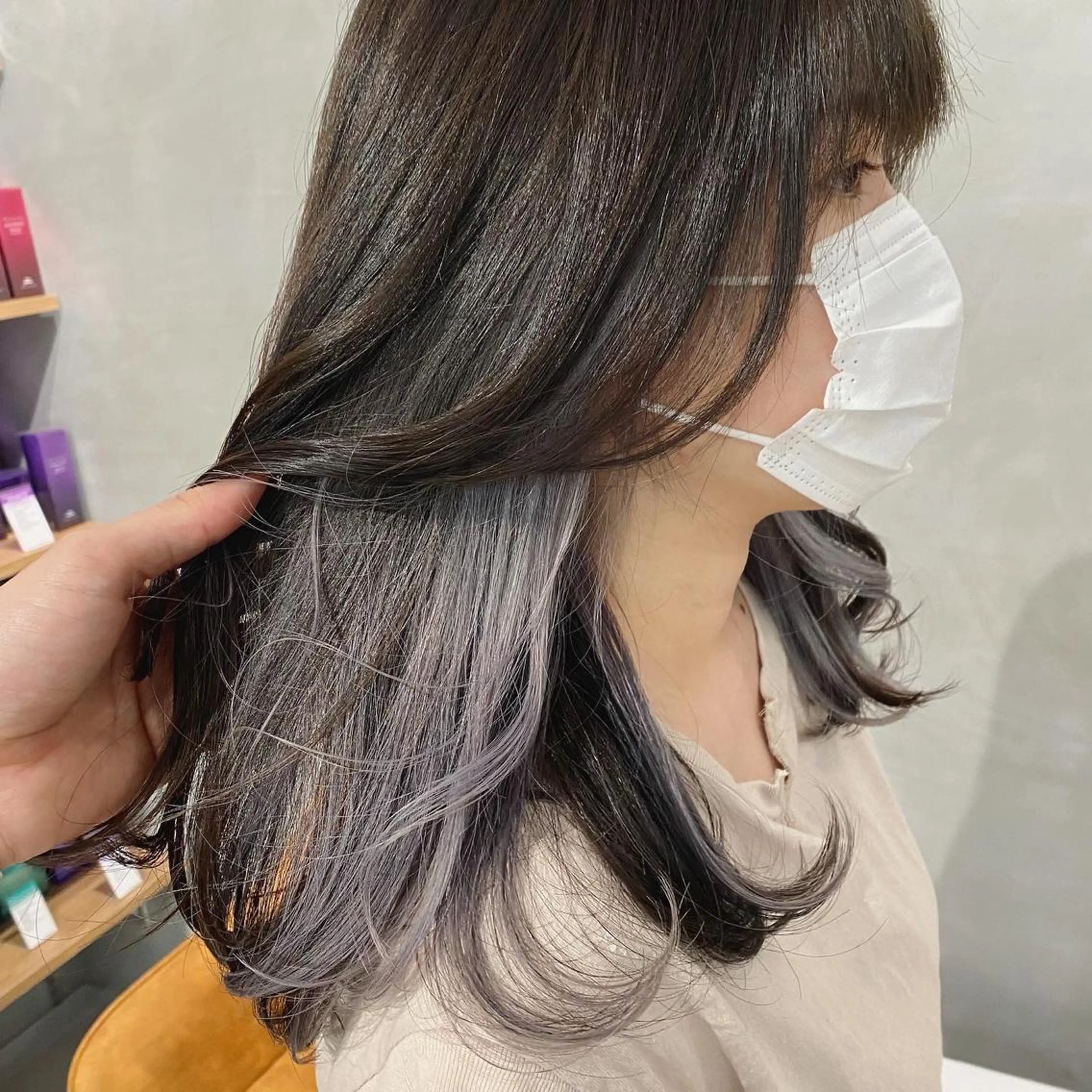 ロング カラー カット ヘアカラー トリートメント 【髪質改善】 梅田　聡のヘアスタイル