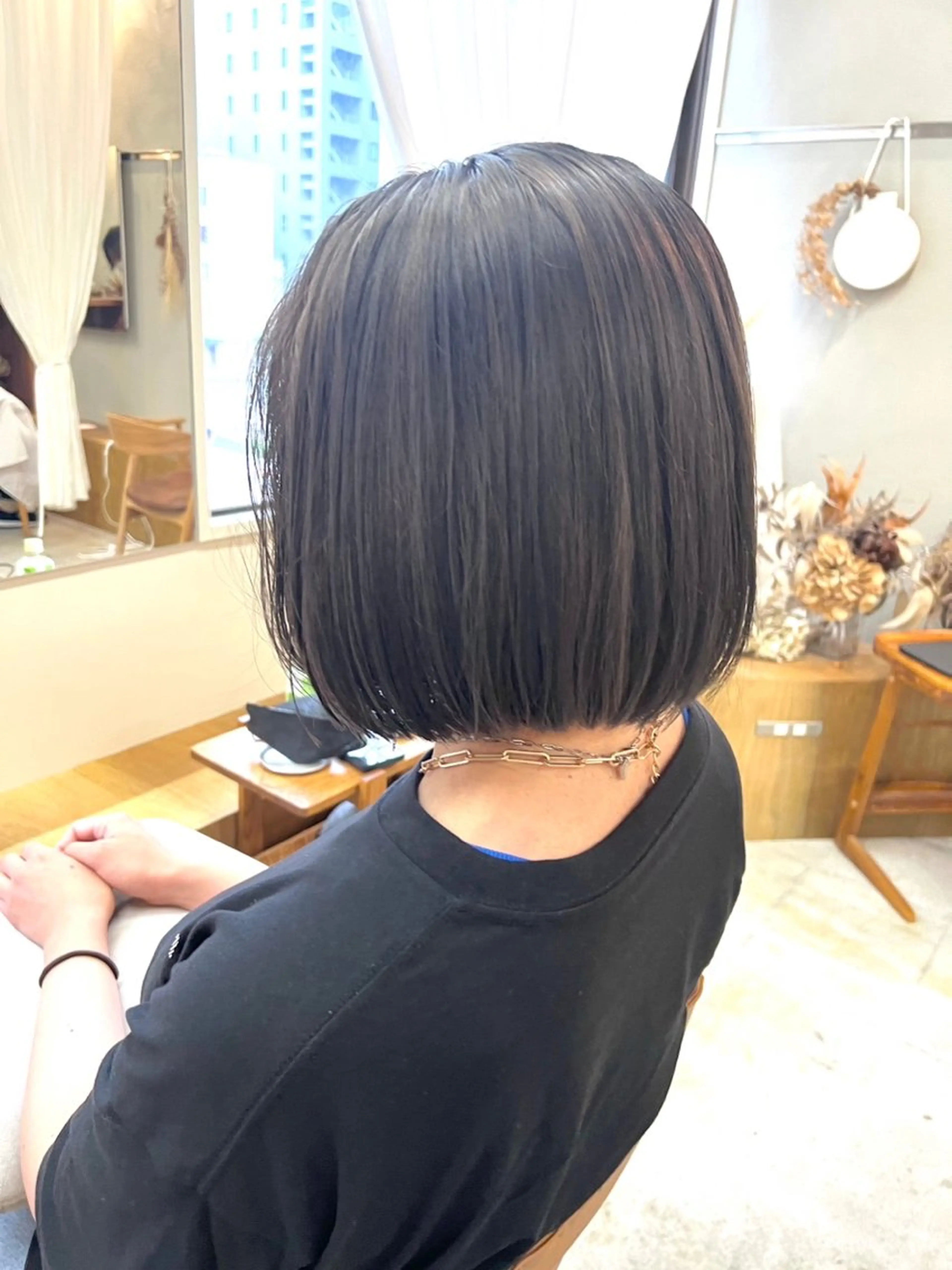 ショート カット ヘアカラー トリートメント 🌻花屋併設🌻濱 幸帆のヘアスタイル