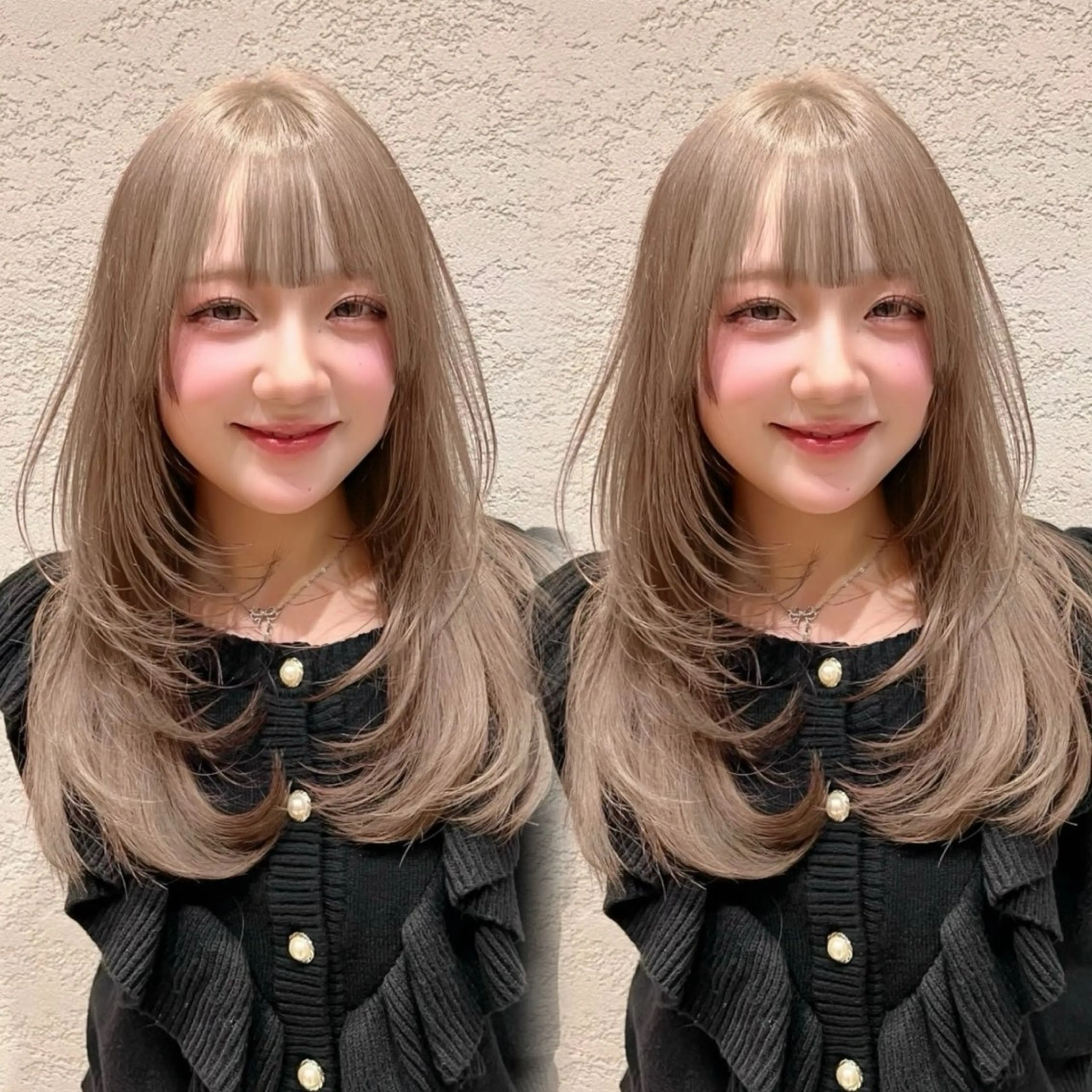 ロング カラー 似合わせカット カット ヘアカラー レイヤー/髪質改善 Lond ambreのヘアスタイル