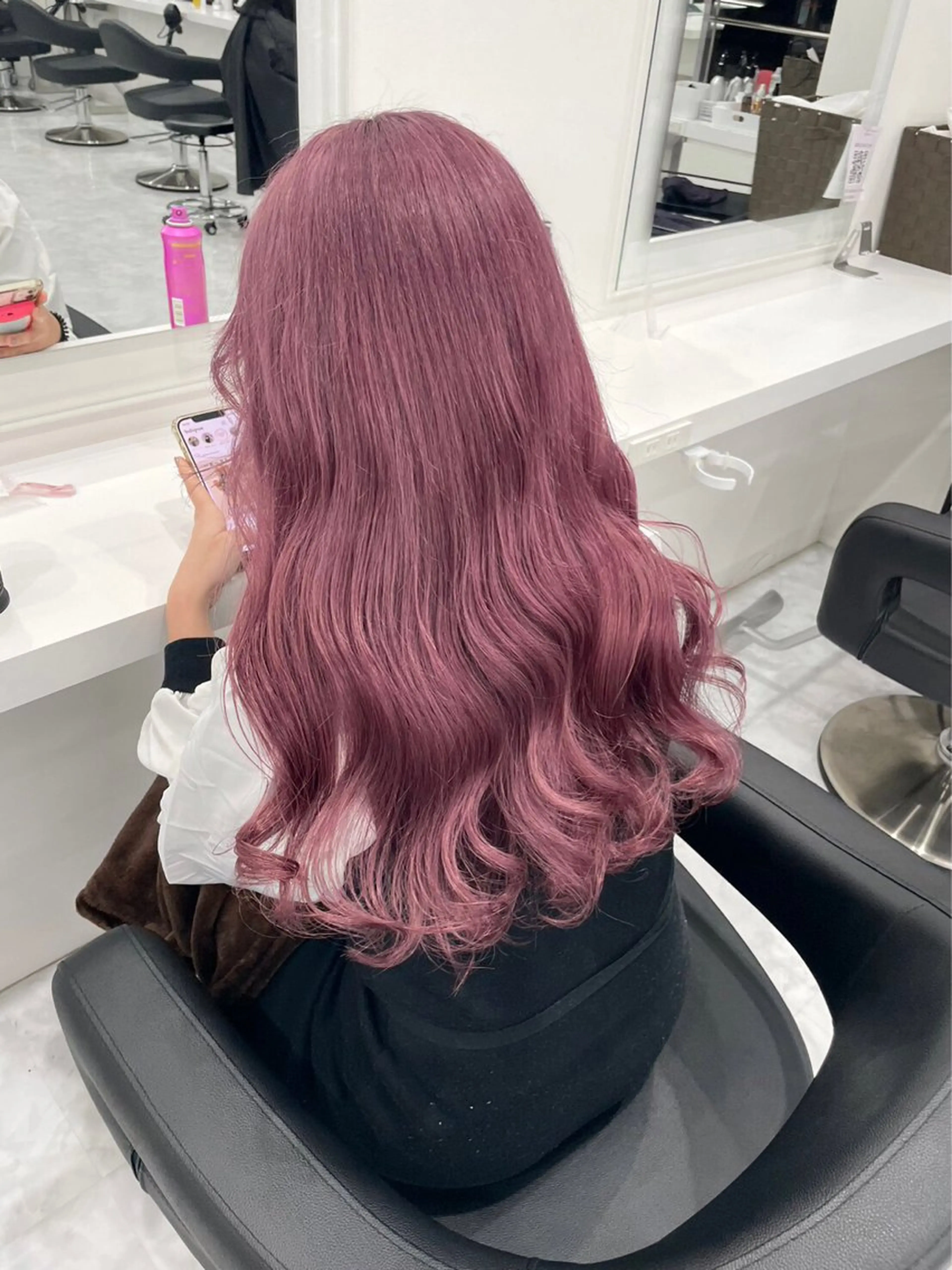 セミロング カラー ヘアアレンジ ヘアカラー トリートメント ヘッドスパ ヘアセット 🪞［公式］ UNITED横浜🪞のヘアスタイル