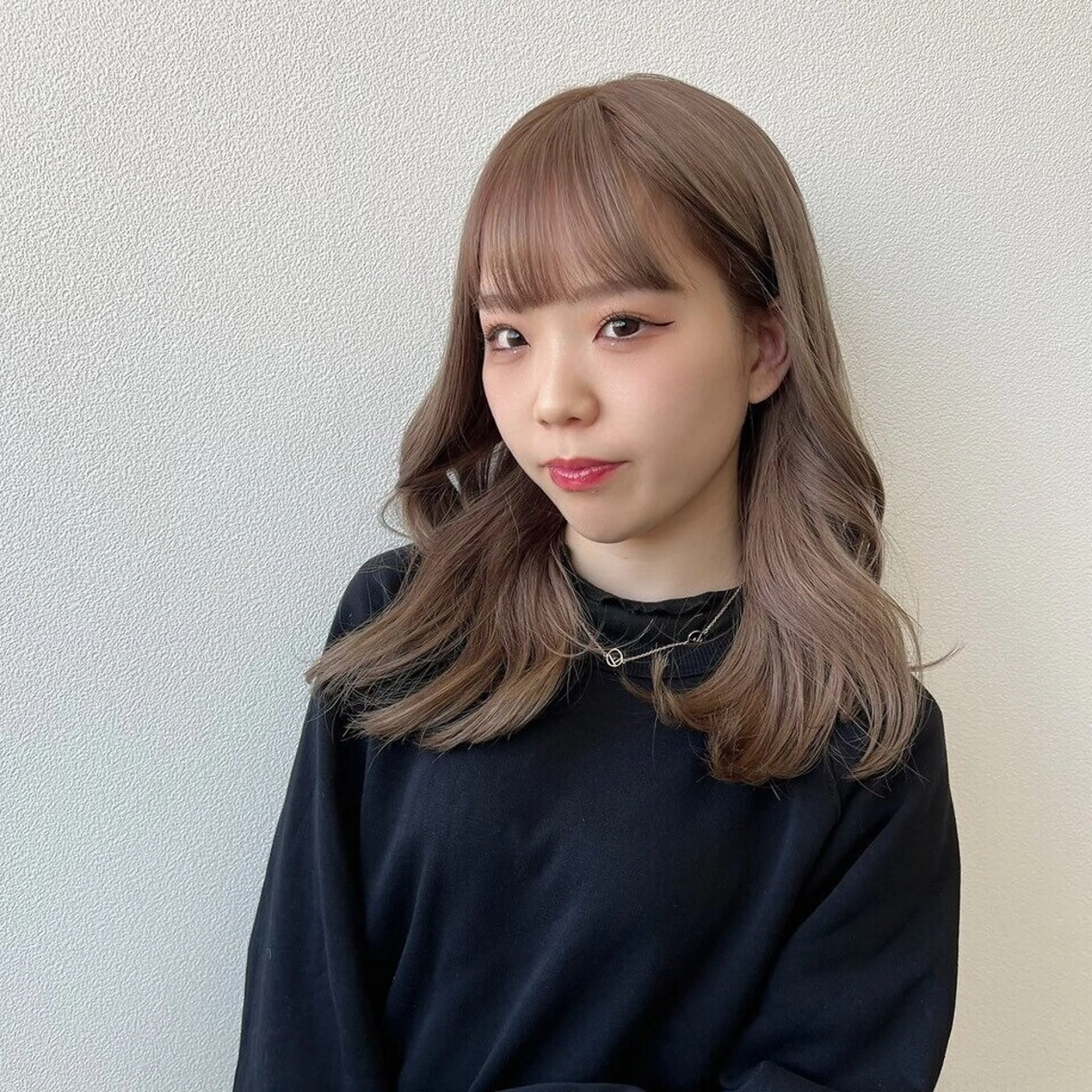 ロング カラー カット ヘアカラー トリートメント RIENS xreaのヘアスタイル