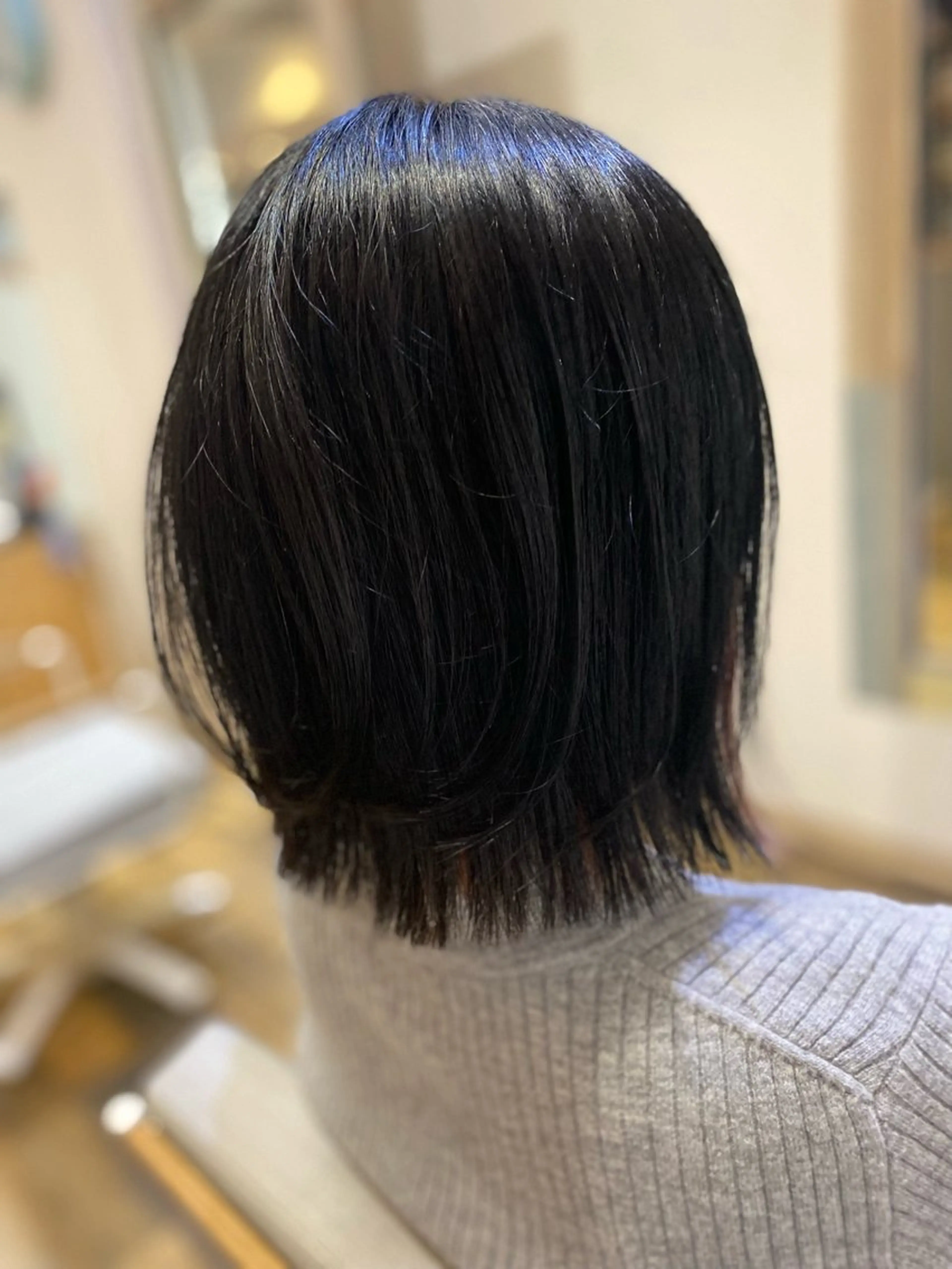 ショート 切りっぱなしボブ ボブ 佐藤 沙也輝のヘアスタイル