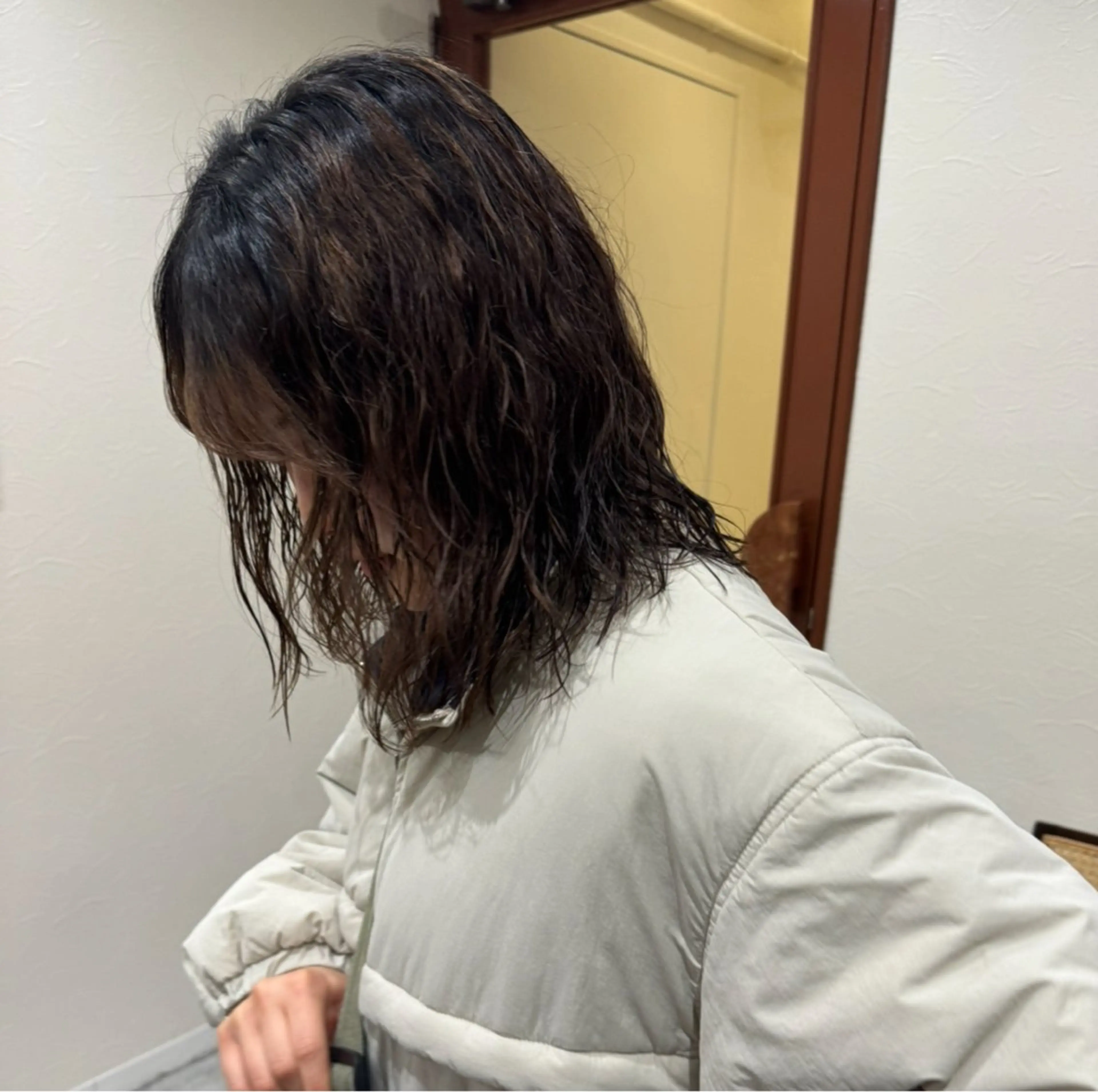 ミディアム パーマ 透明感カラー ☆akoのヘアスタイル
