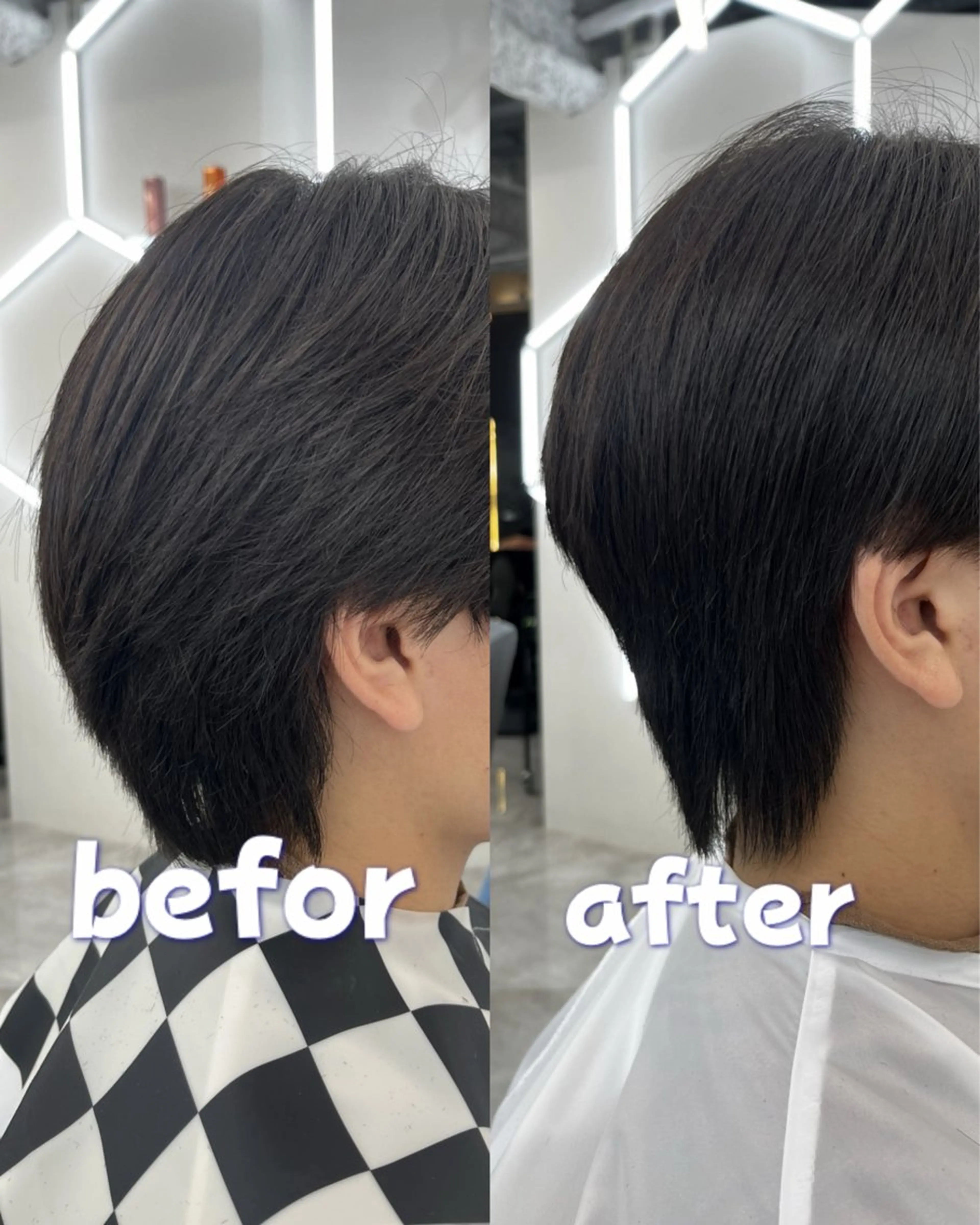 ショート カット メンズカット パーマ／稲葉のヘアスタイル