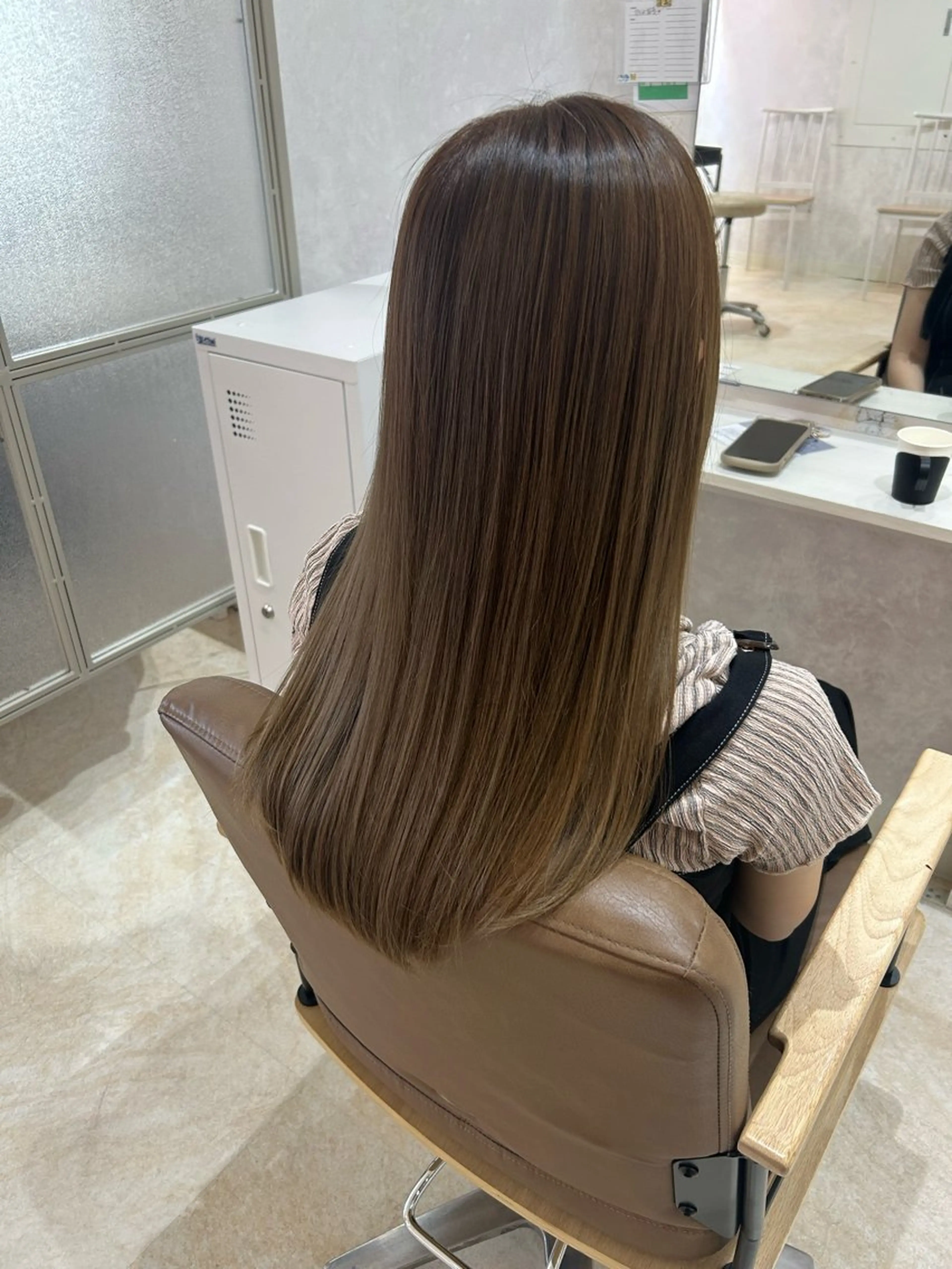 セミロング カラー ヘアカラー トリートメント ヘアセット 💙まこと💙艶 カラー(Rico)のヘアスタイル