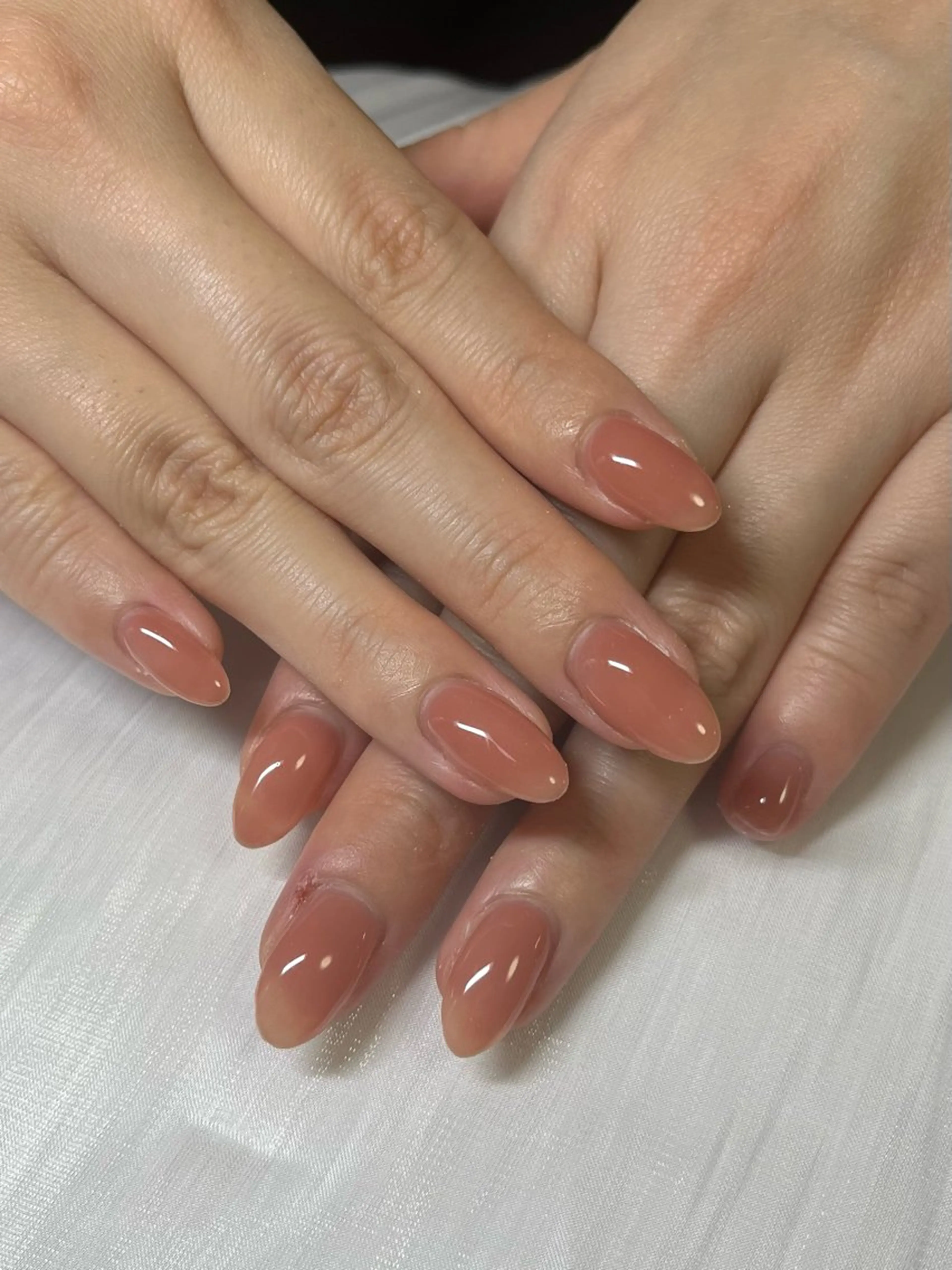 ネイル ワンカラーネイル ハンドネイル nail salon angeのネイルデザイン