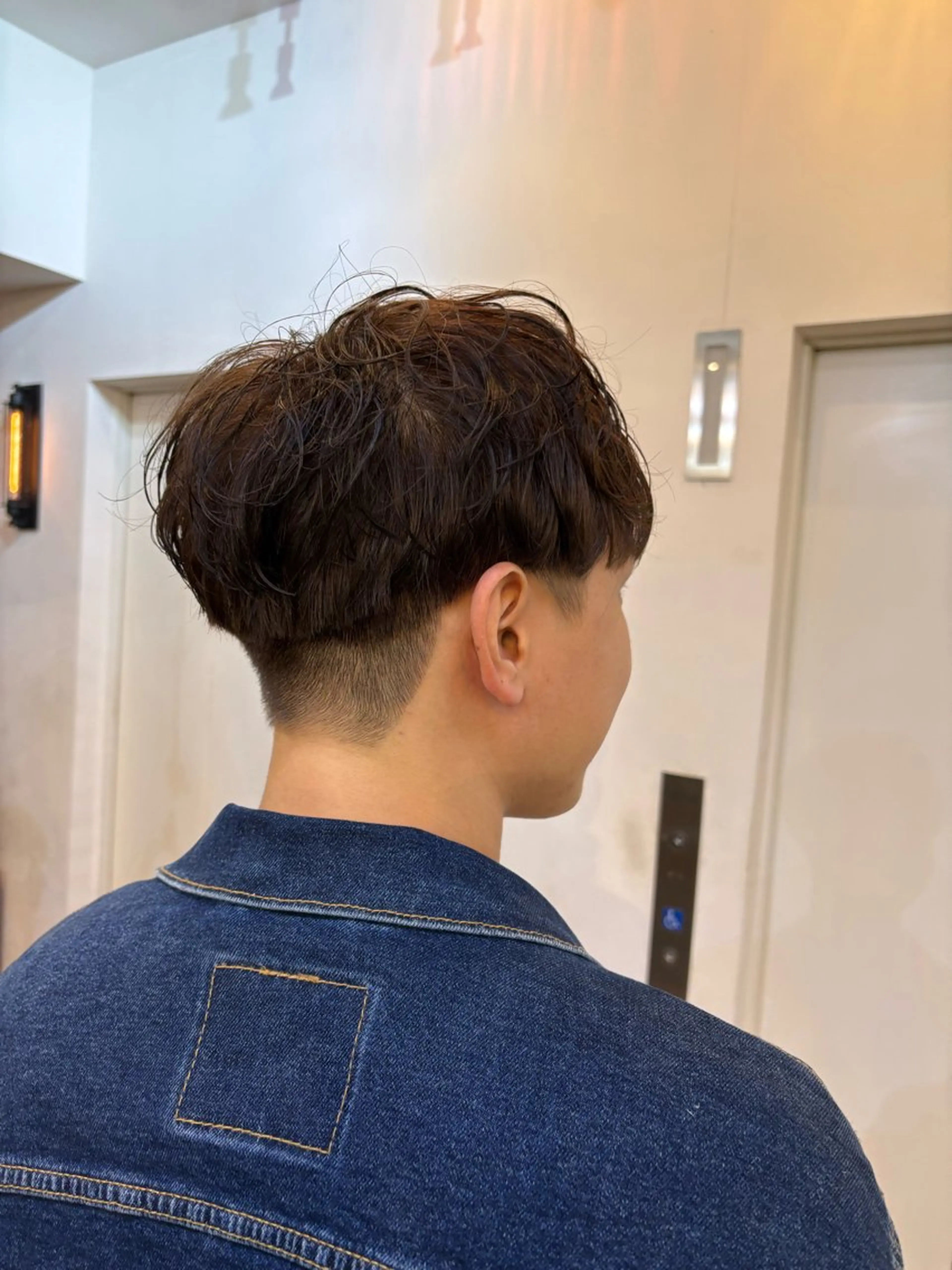 パーマ メンズ メンズパーマ 似合わせカット‪// 鶴我万唯華のヘアスタイル