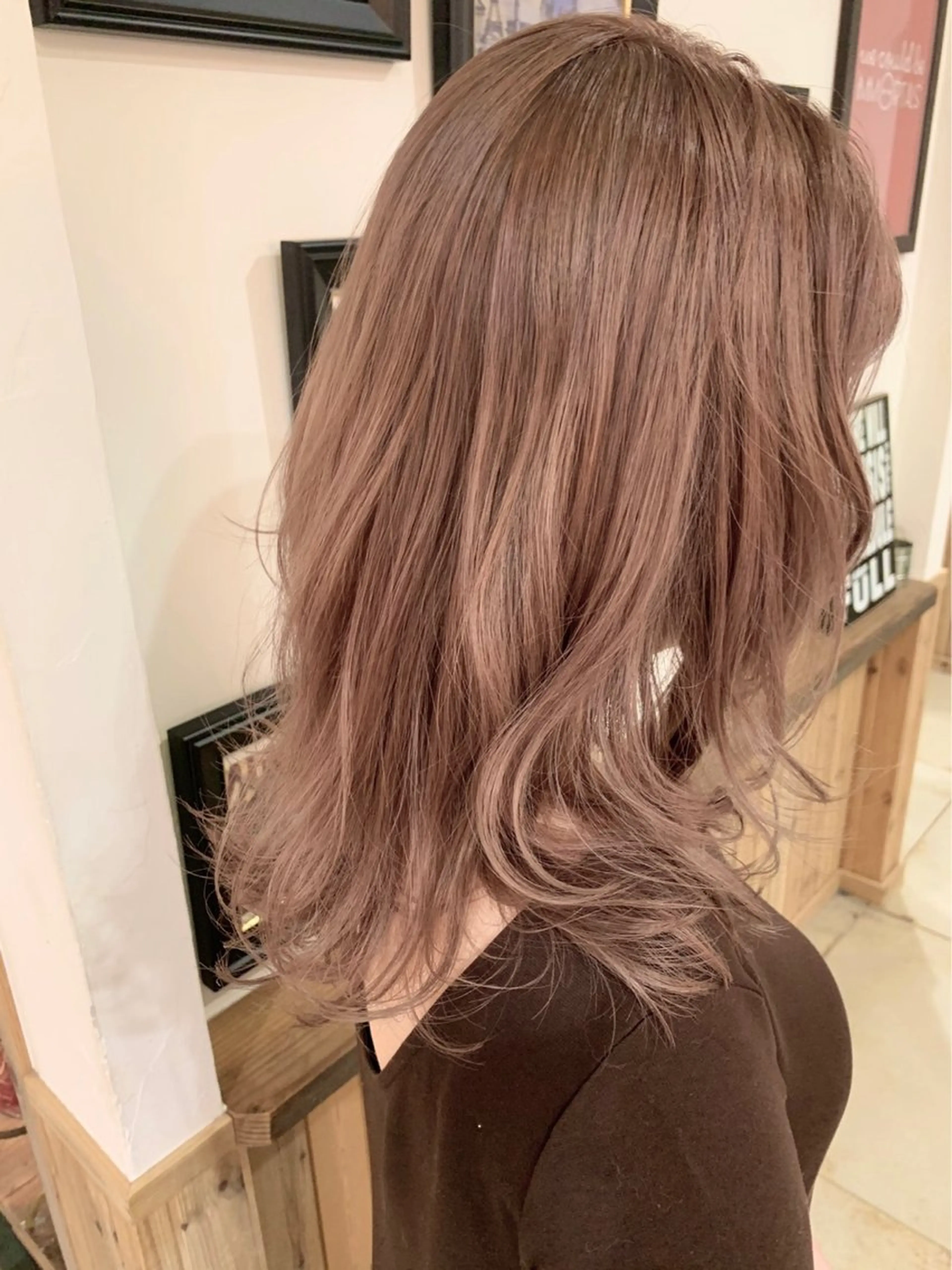 ダブルカラー(ケアブリーチ変更可)+うる艶リンケージ3stepトリートメント🙋💕暖色も寒色もメンズも🙆🆗♪の写真