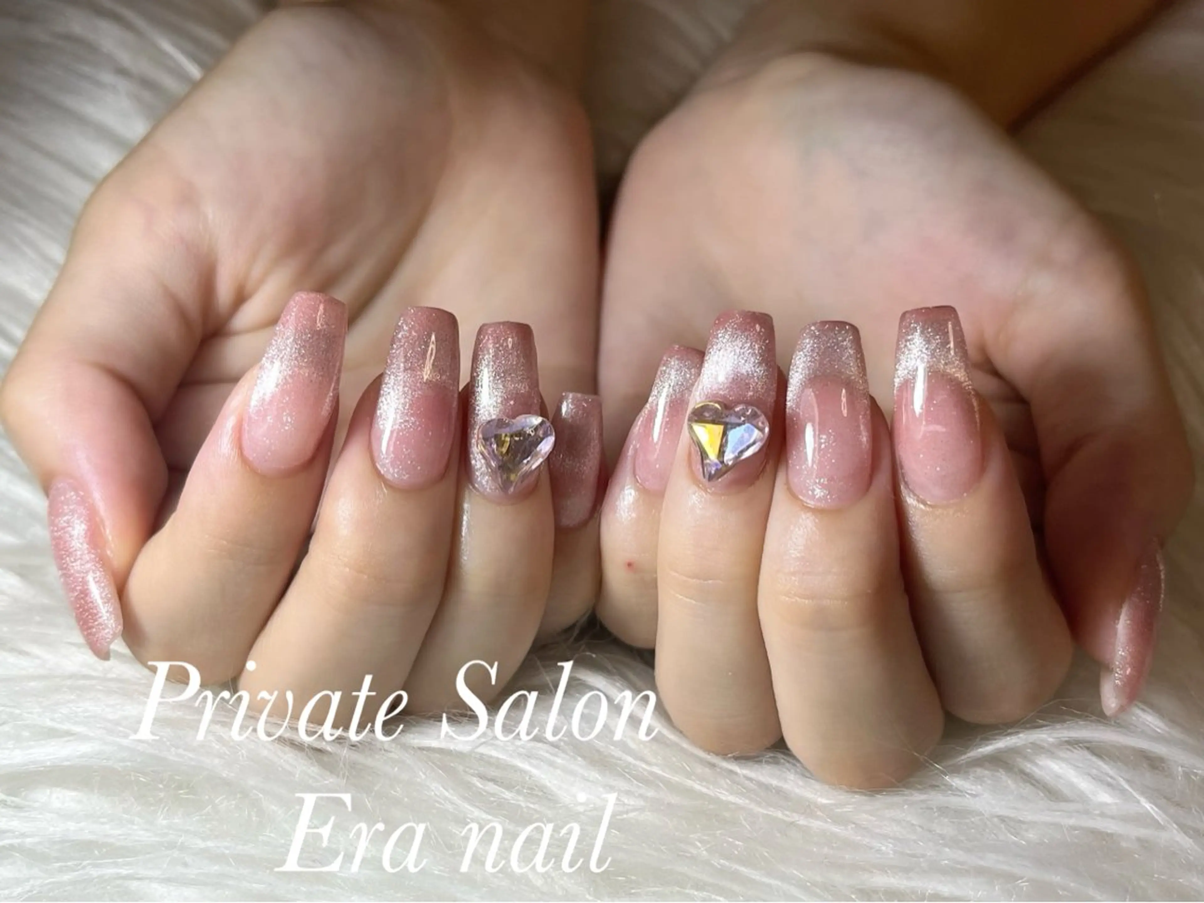 ネイル フレンチネイル マグネットネイル マグネットフレンチ Era nailのネイルデザイン