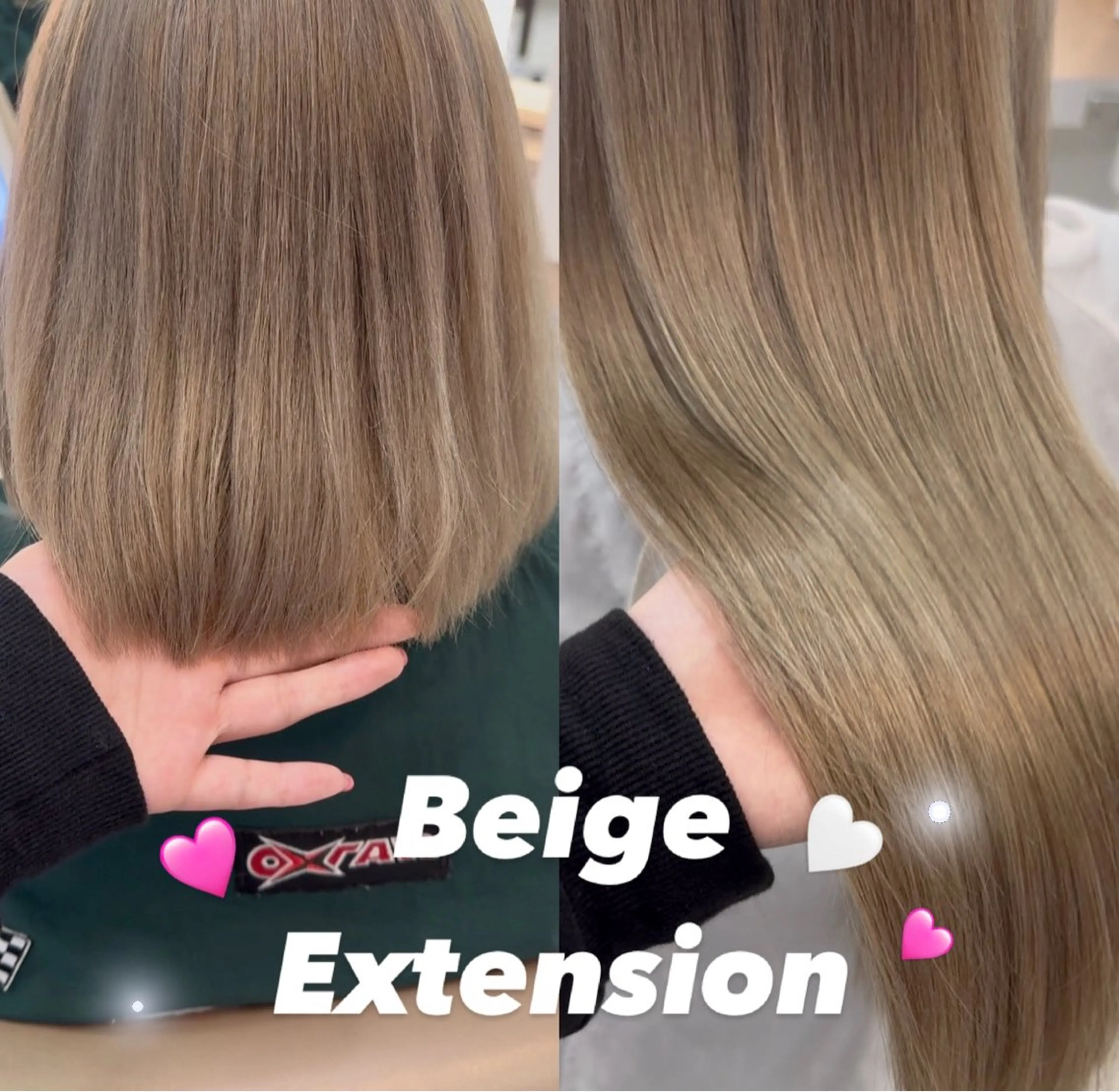 ミディアム カラー エクステ エクステ指名数 No.1💖ゆい🌈のヘアスタイル