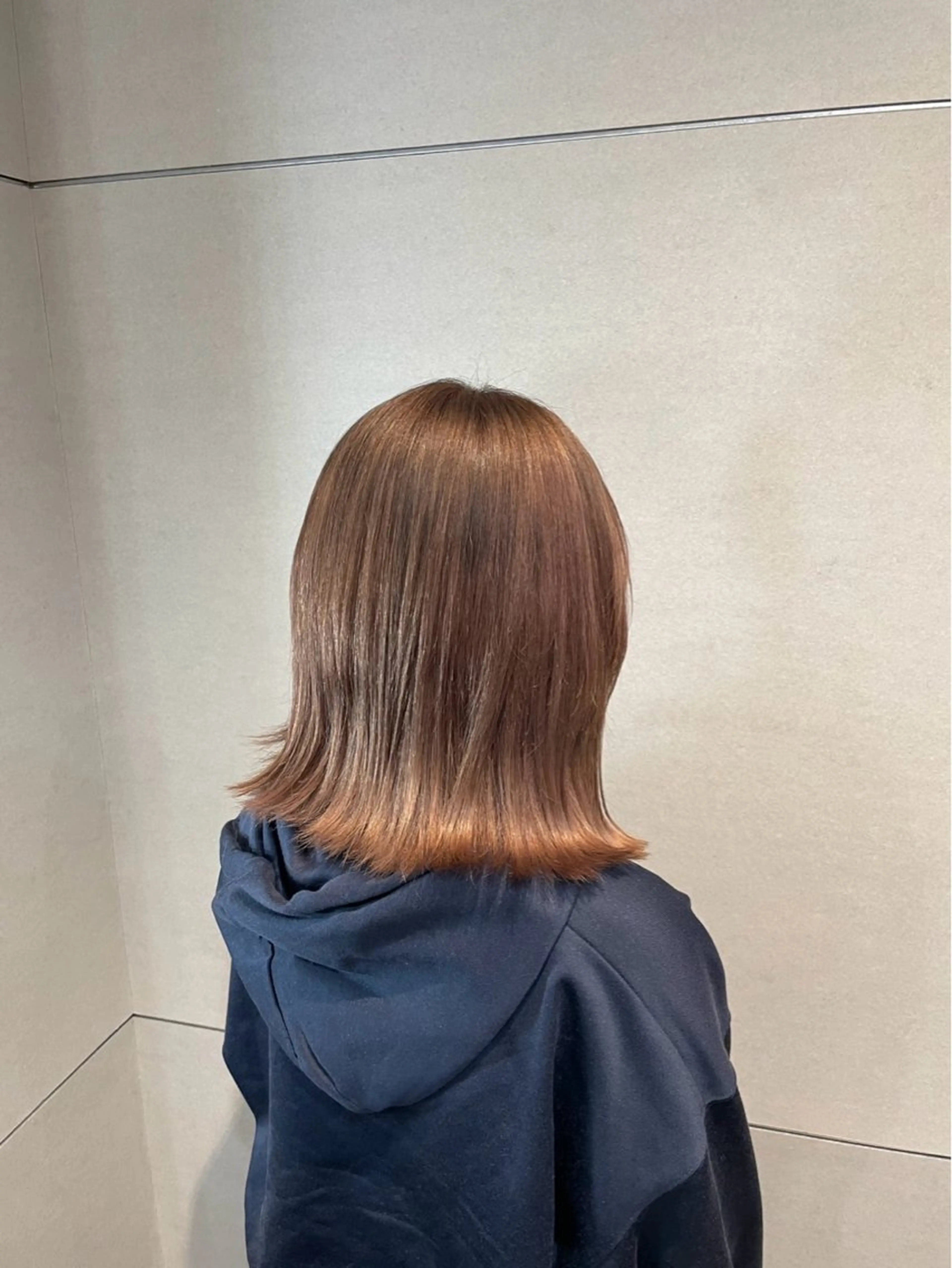 カラー ベージュカラー ピンクカラー ピンクベージュ ヘアカラー ⚪️マナエ⚪️ ／学芸大学のヘアスタイル