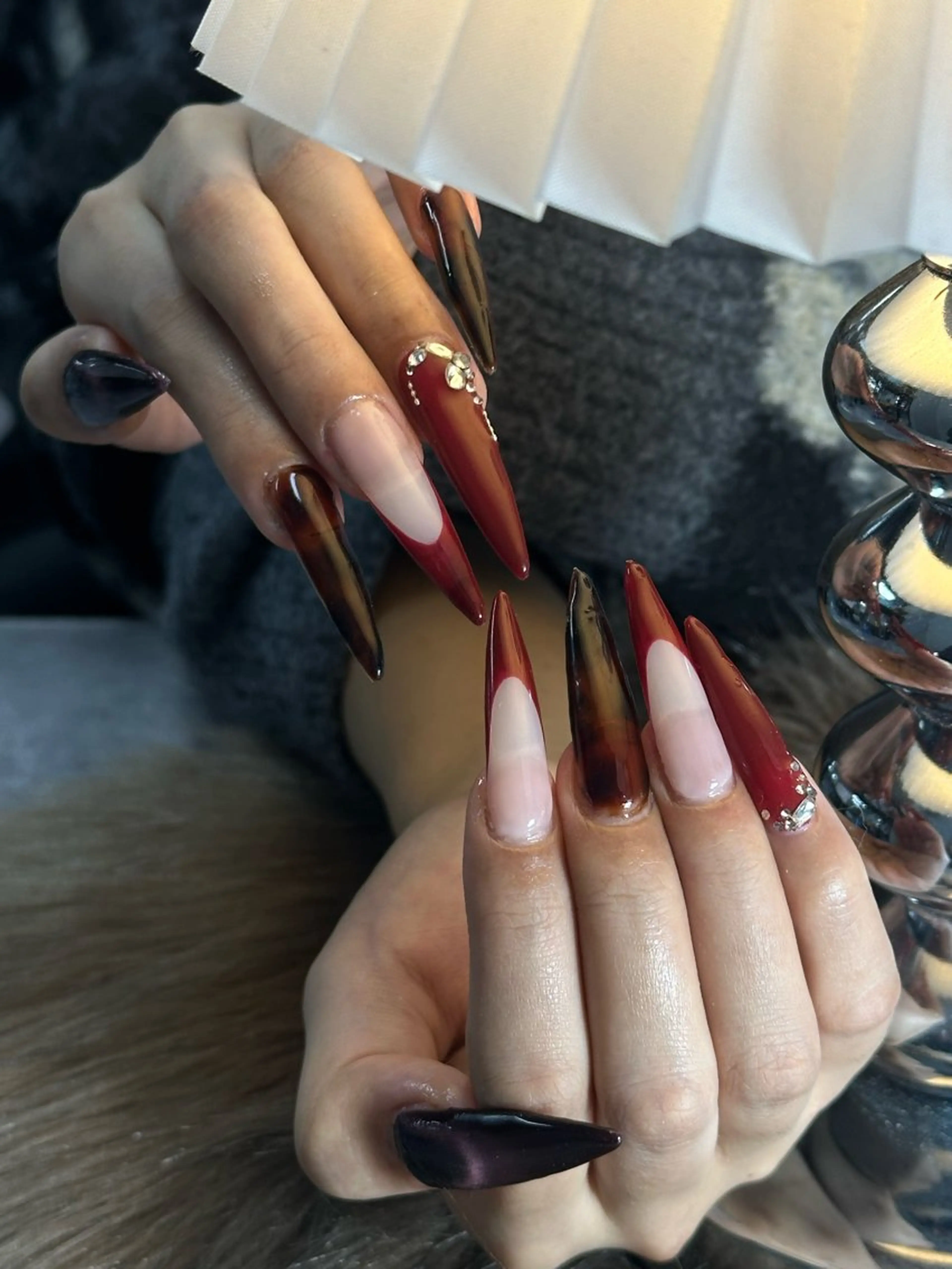 ネイル ハンドネイル if Hair＆Nail Salon所属・IKA /海外ネイル /個性派/ワンホンのネイルデザイン