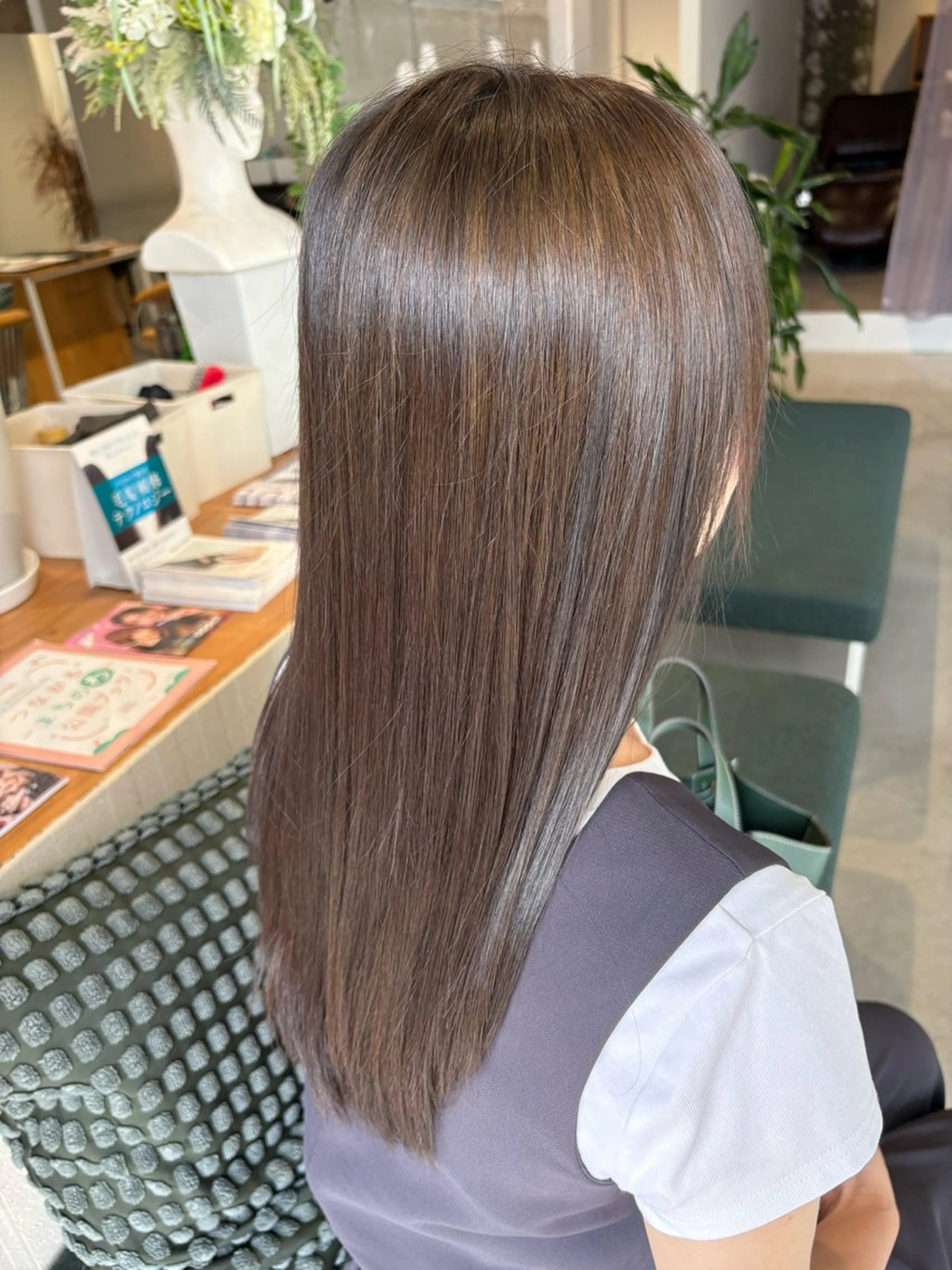 ロング 田中 希のヘアスタイル