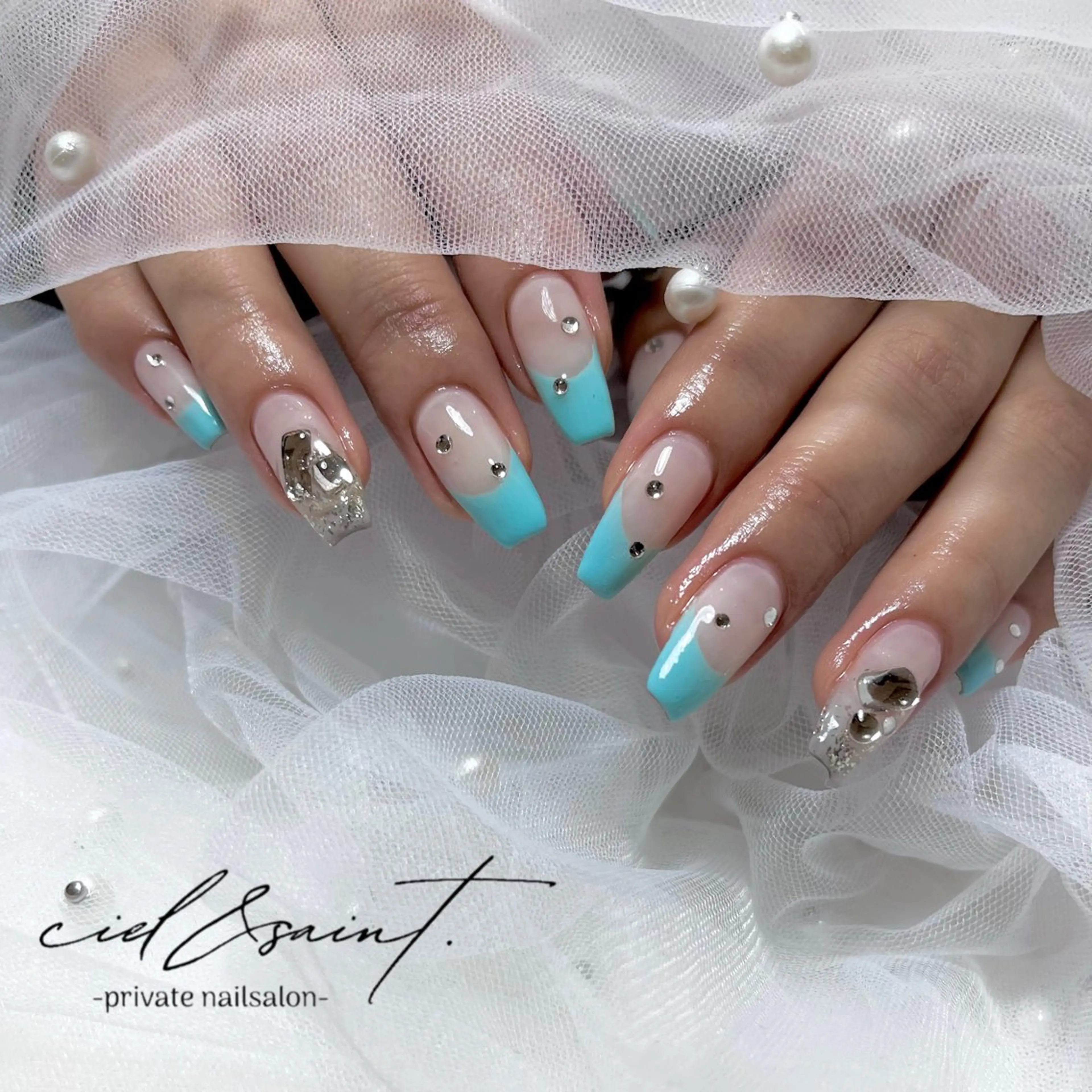 ネイル ハンドネイル nail salon ciel&saintのネイルデザイン
