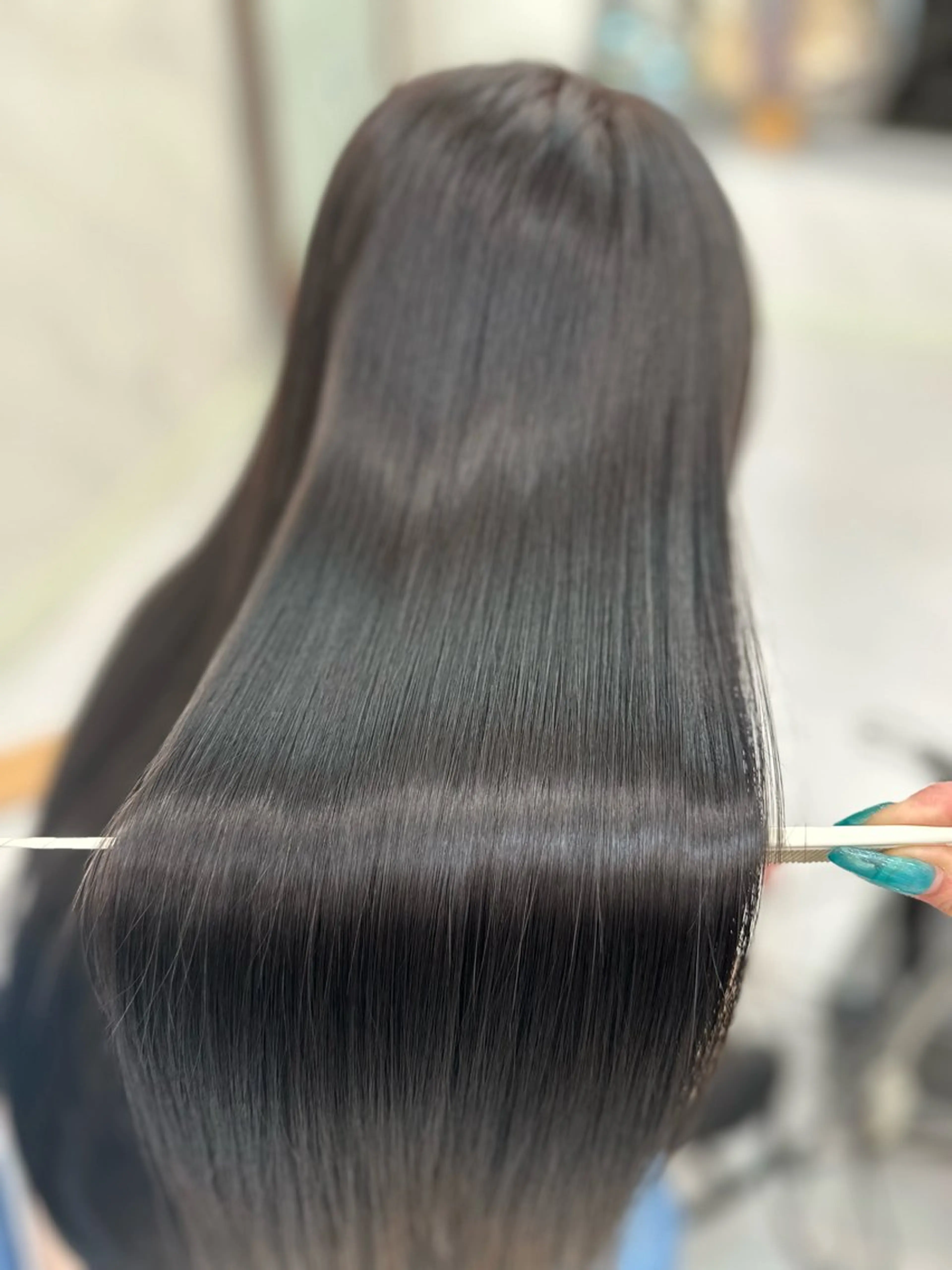 ロング 縮毛矯正×ボブ💎 髪質改善/木下のヘアスタイル