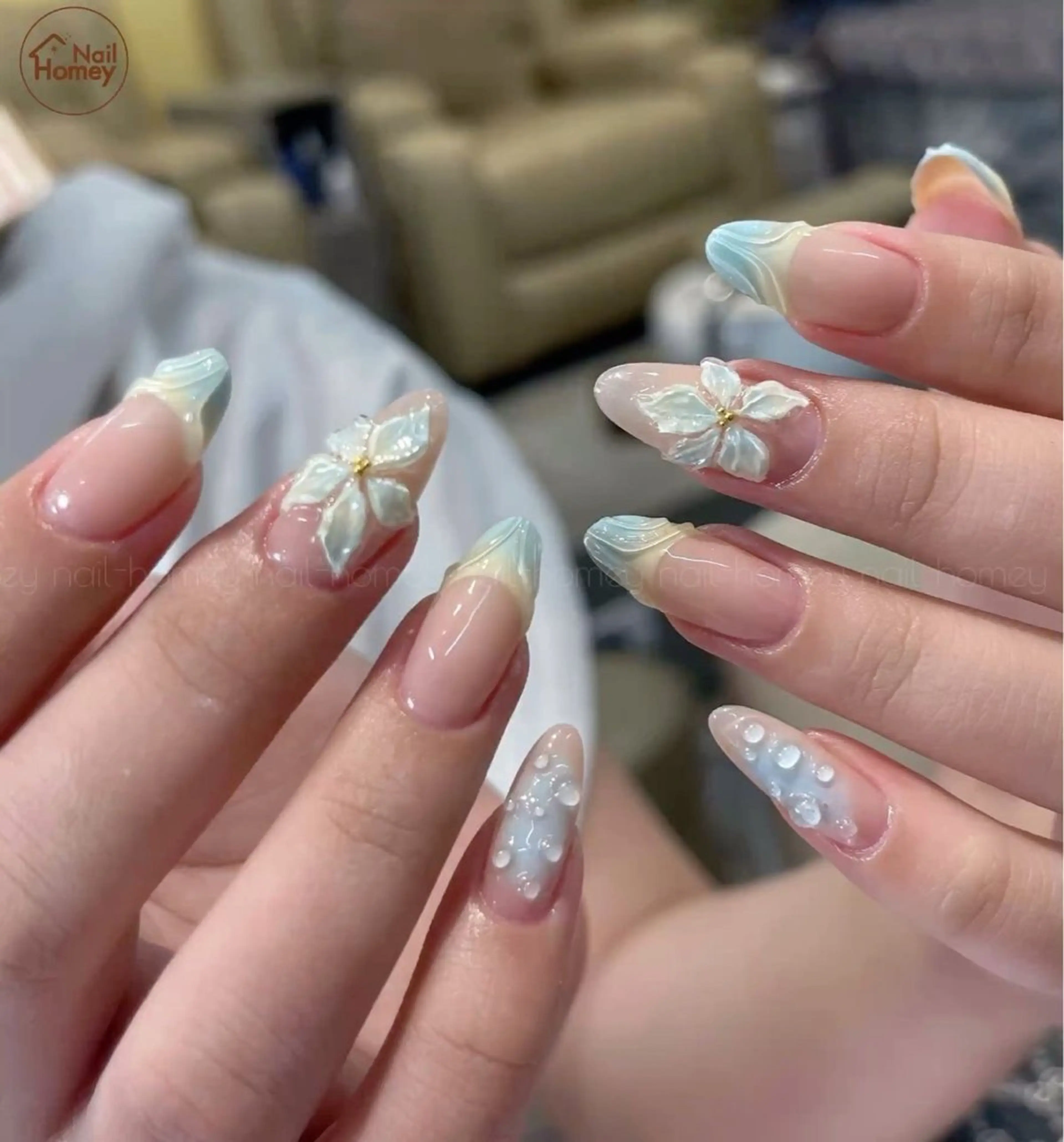 ネイル ジェルネイル 韓国ネイル マグネットネイル 持ち込み ワンカラーネイル Kawaii Nail Salonのネイルデザイン