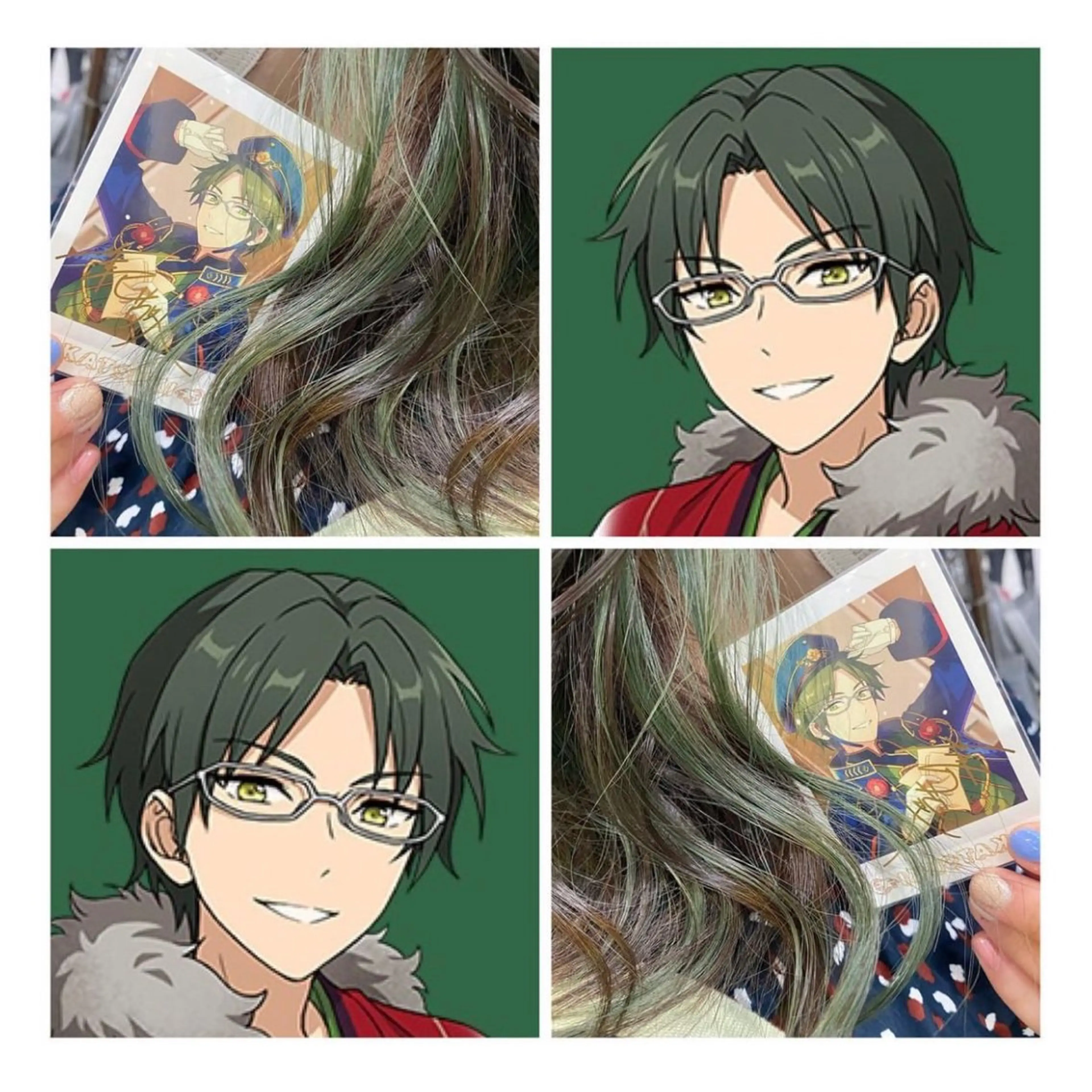 ミディアム カラー イヤリングカラー ヘアカラー TSUNO🦖 派手髪/オタク美容師のヘアスタイル