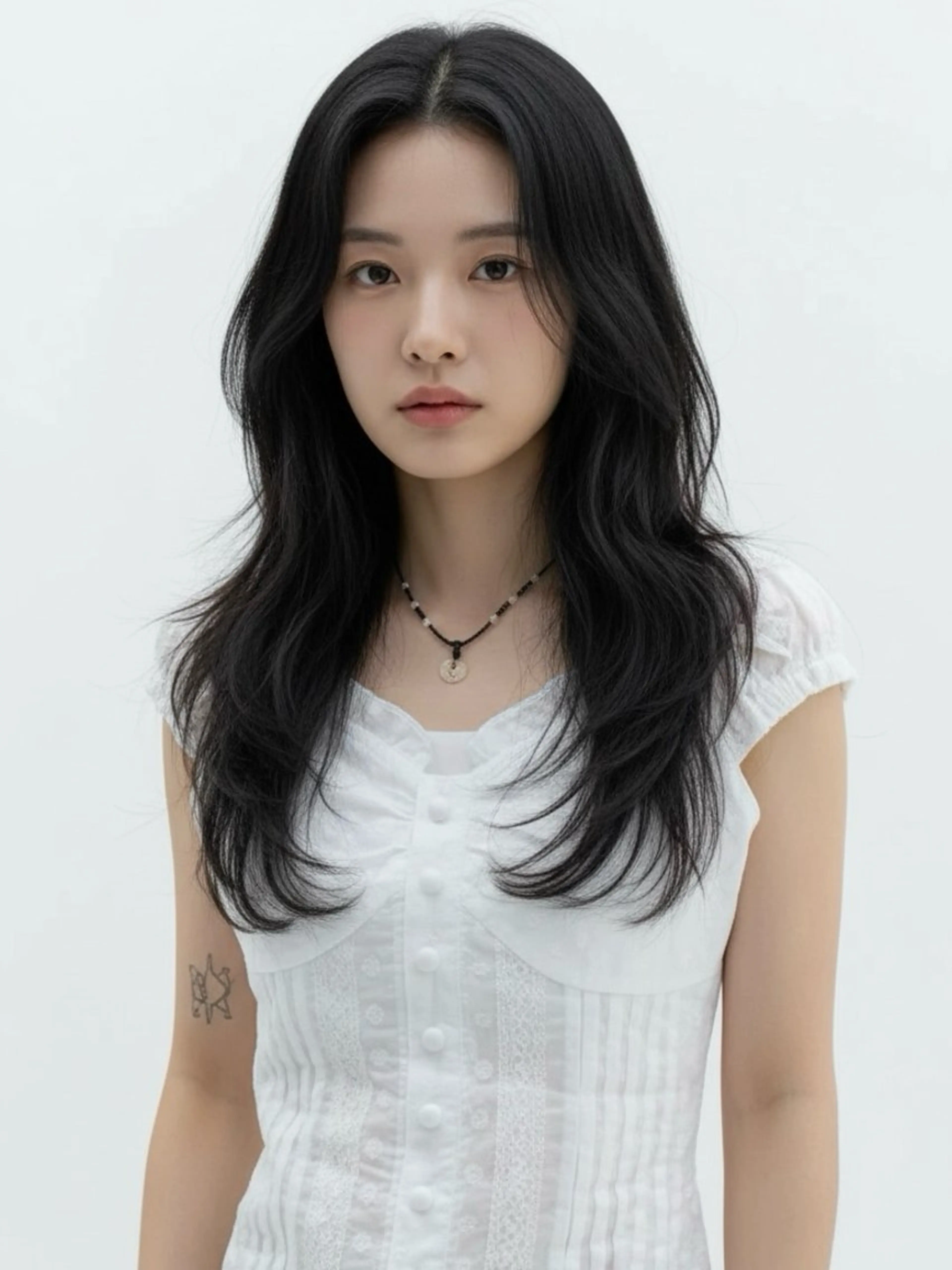 ロング ロングレイヤー くびれヘア 顔まわりレイヤー 韓国風ヘア レイヤーカット カット ヘアカラー 韓国レイヤーカット 🫧大阪梅田レイヤーのヘアスタイル