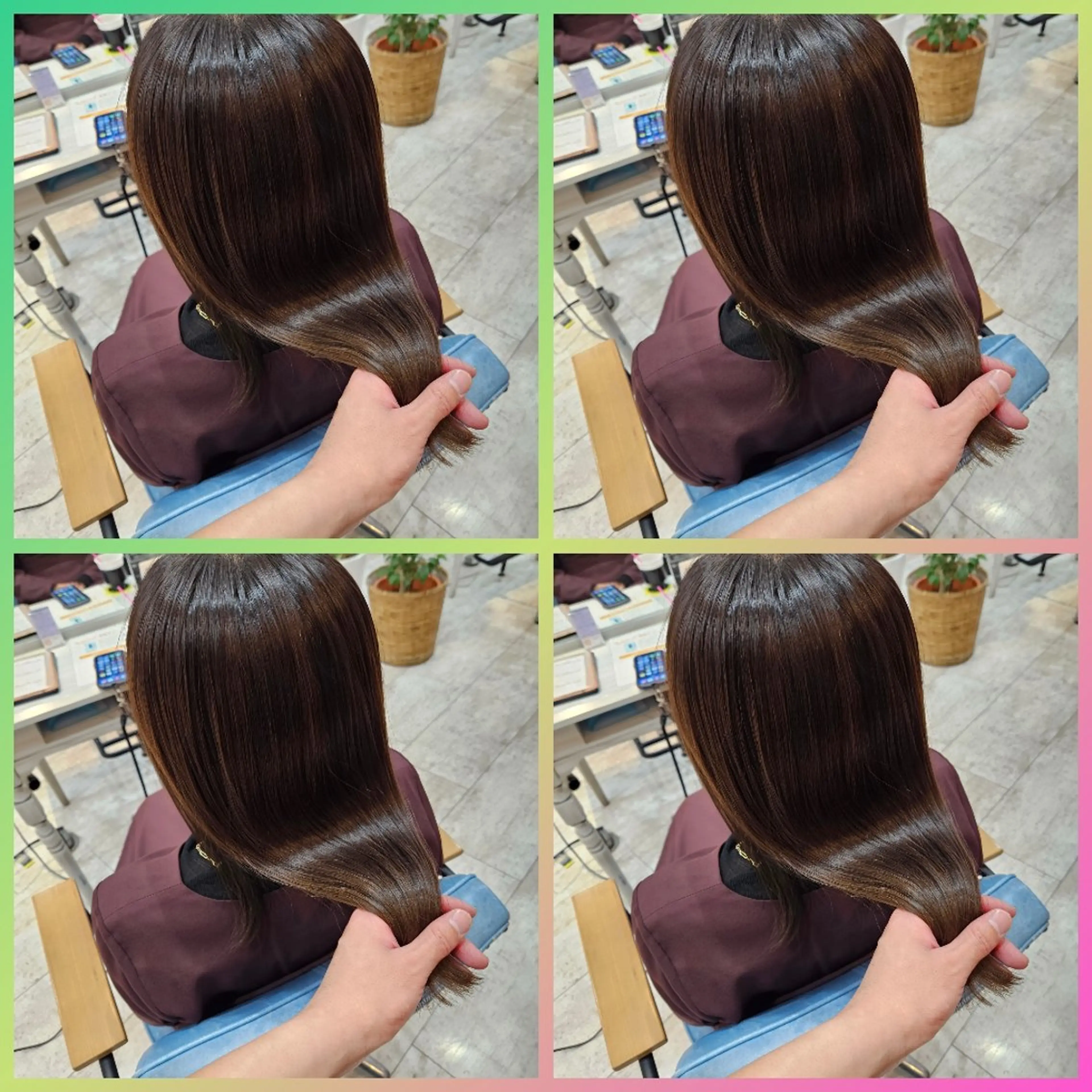 セミロング 髪質改善 カット ヘアカラー トリートメント レイヤーカット/ 髪質改善/代表西村のヘアスタイル