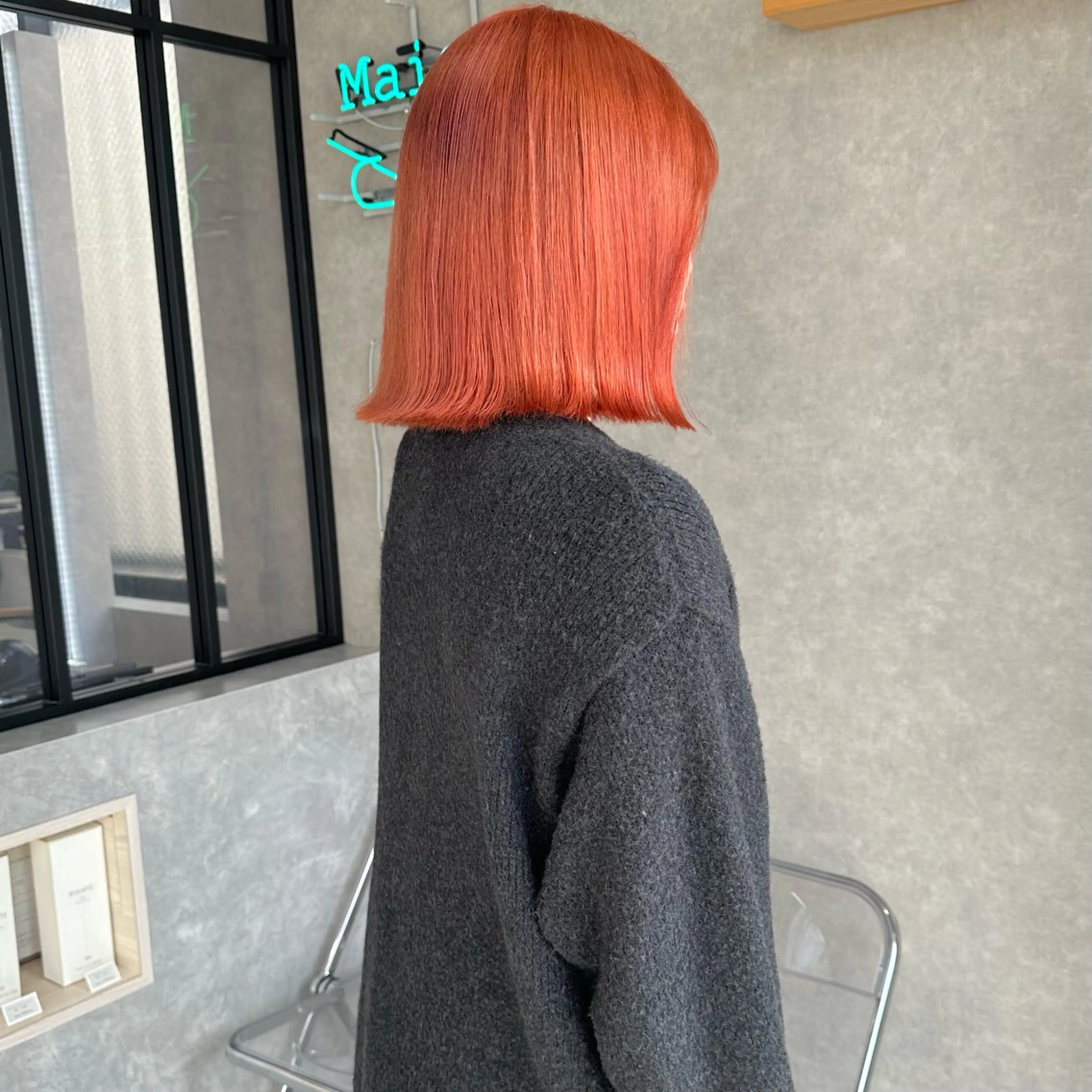 ミディアム カラー はちすか るかのヘアスタイル