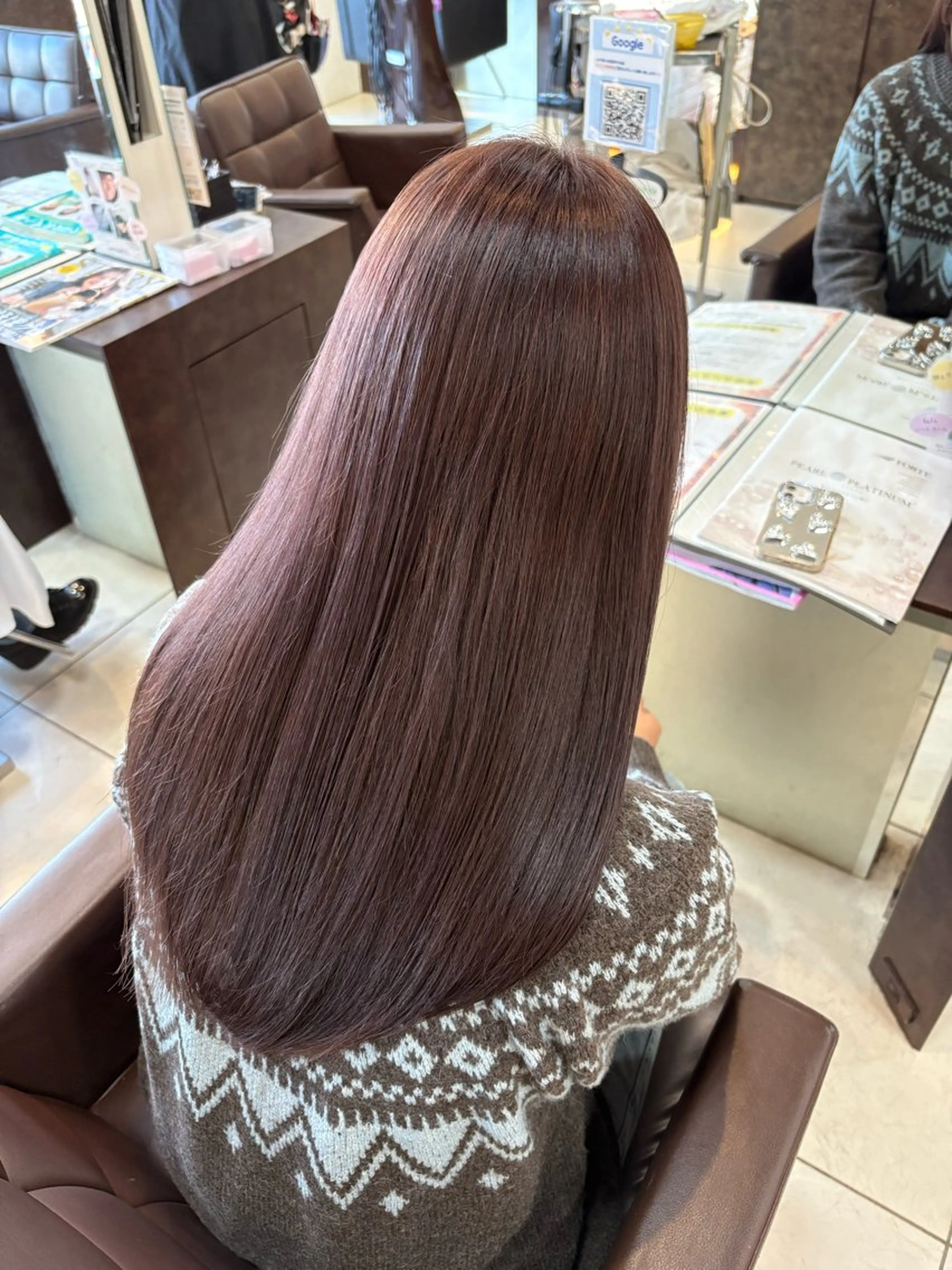 セミロング カラー ブリーチ 透明感カラー ダブルカラー グレージュ ラベンダーカラー ヘアカラー 🤎韓国ヘア ベージュ まゆか🤎のヘアスタイル