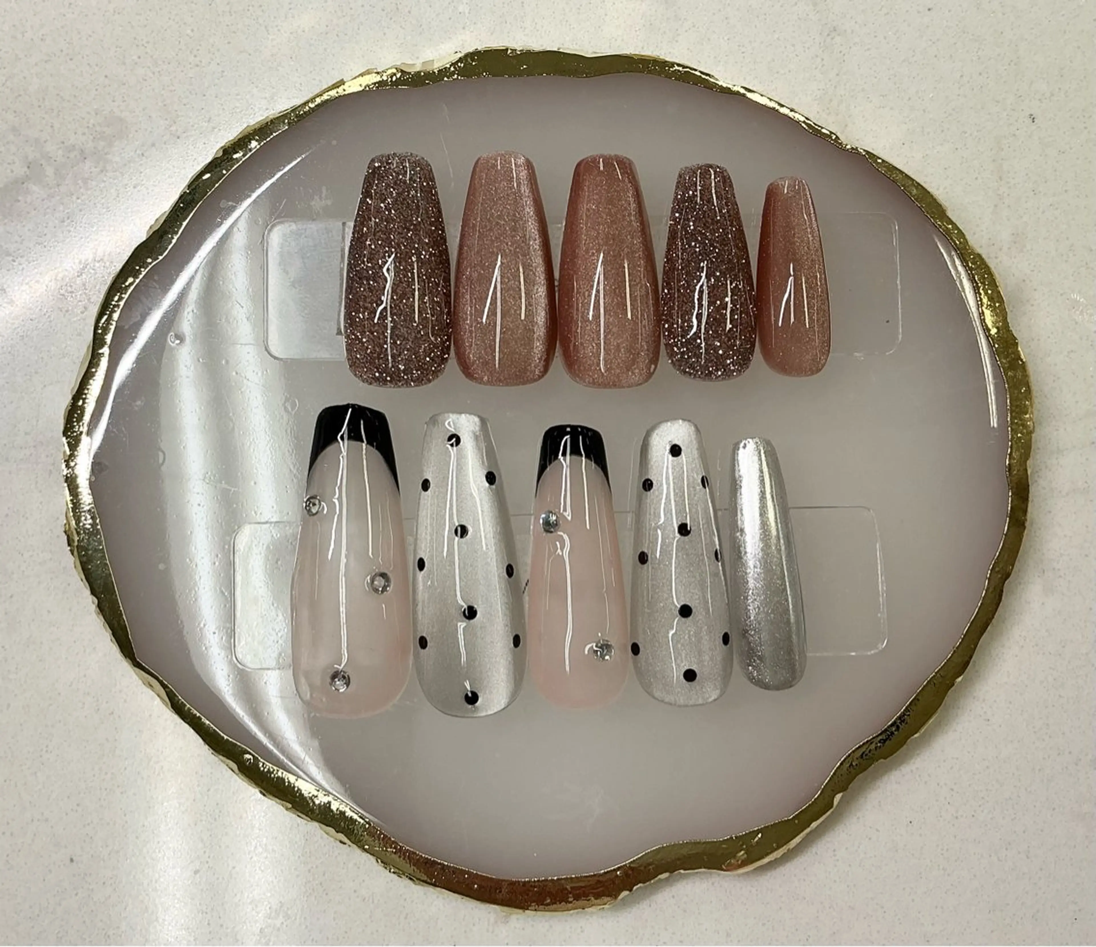 ネイル アートネイル フットネイル フレンチネイル ジェルネイル ガラスフレンチ Queeens nailのネイルデザイン