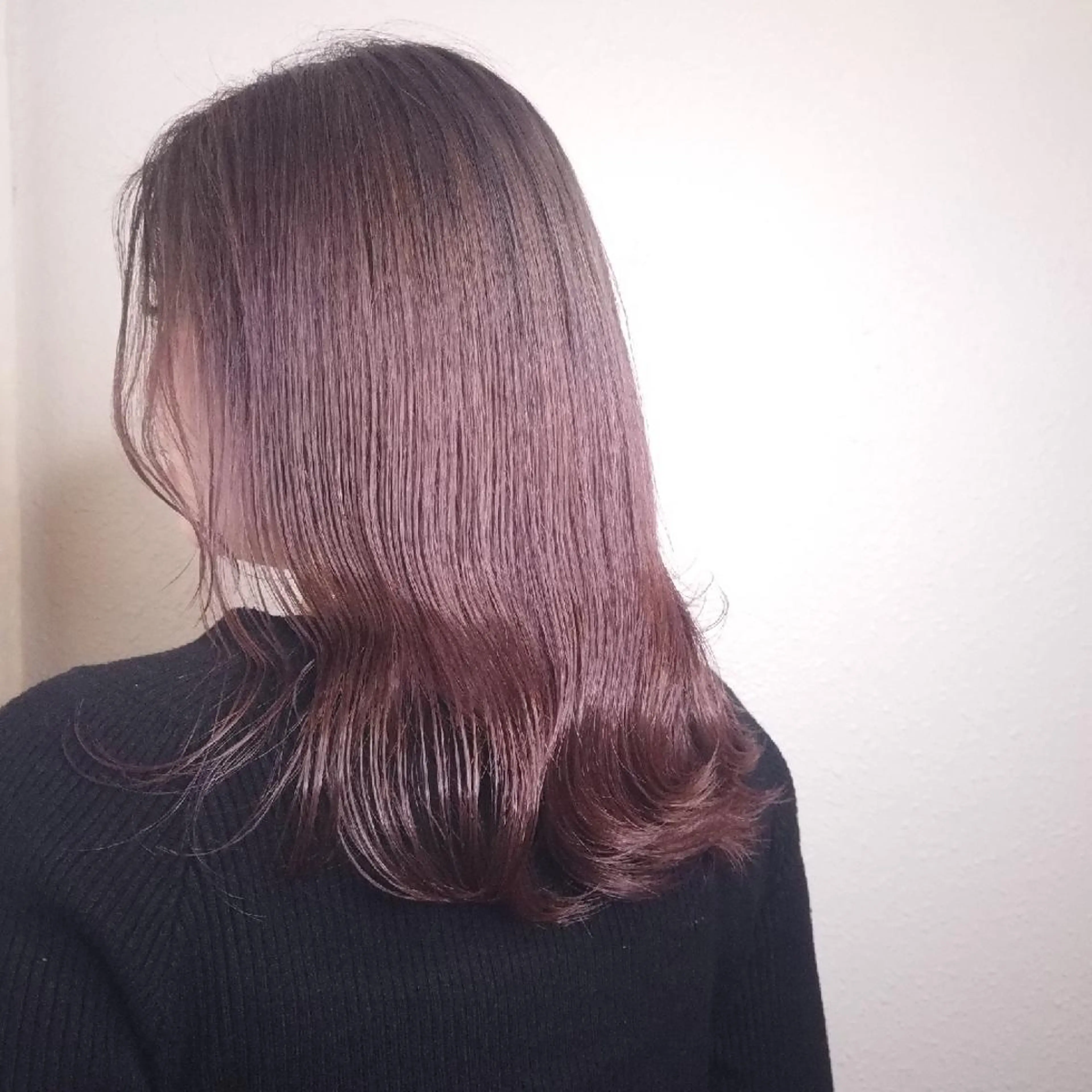 ミディアム カラー ヘアアレンジ ブリーチ ピンクカラー バイオレットカラー カット ヘアカラー 竹内啓太 ボブのヘアスタイル