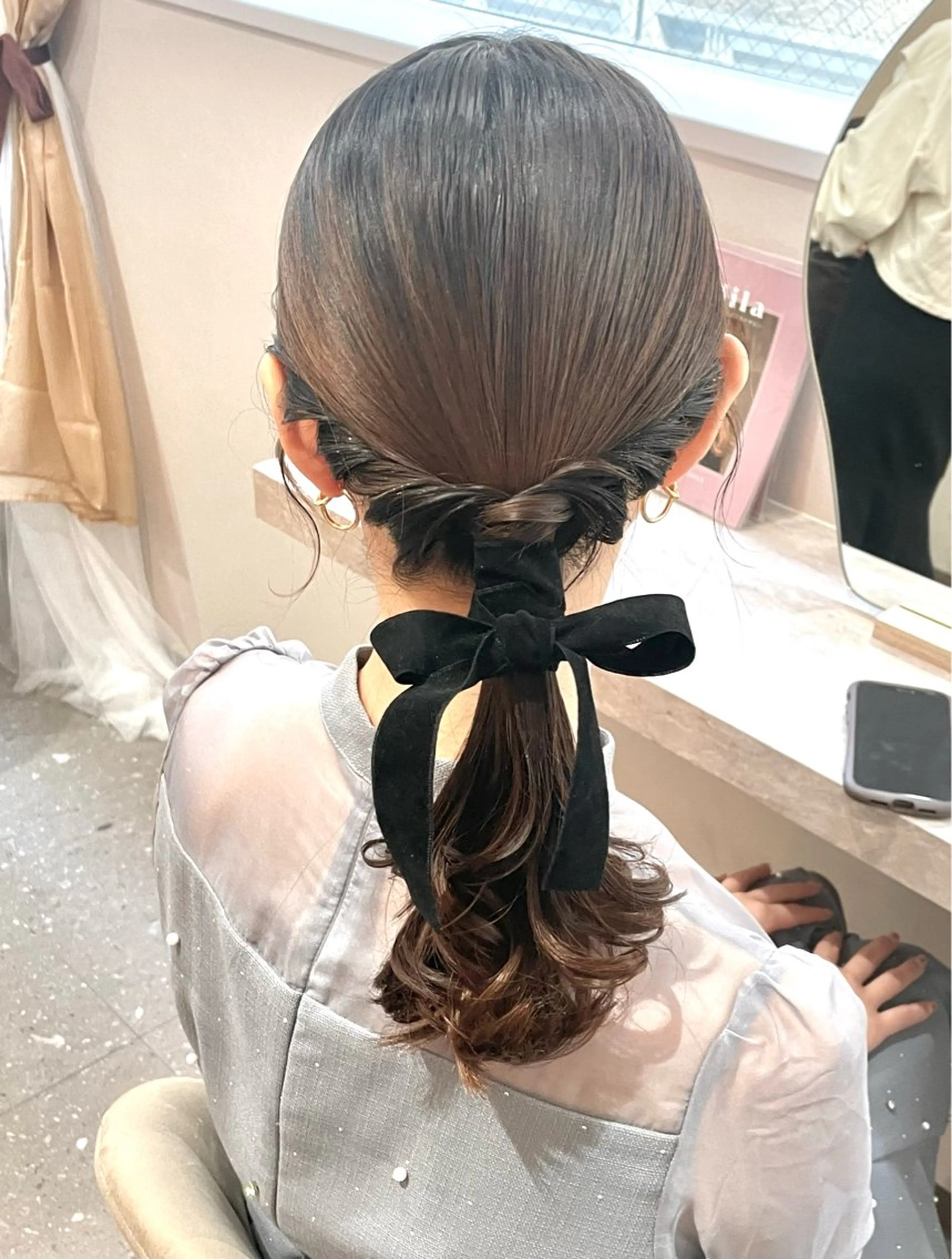 セミロング Mila chihiroのヘアスタイル