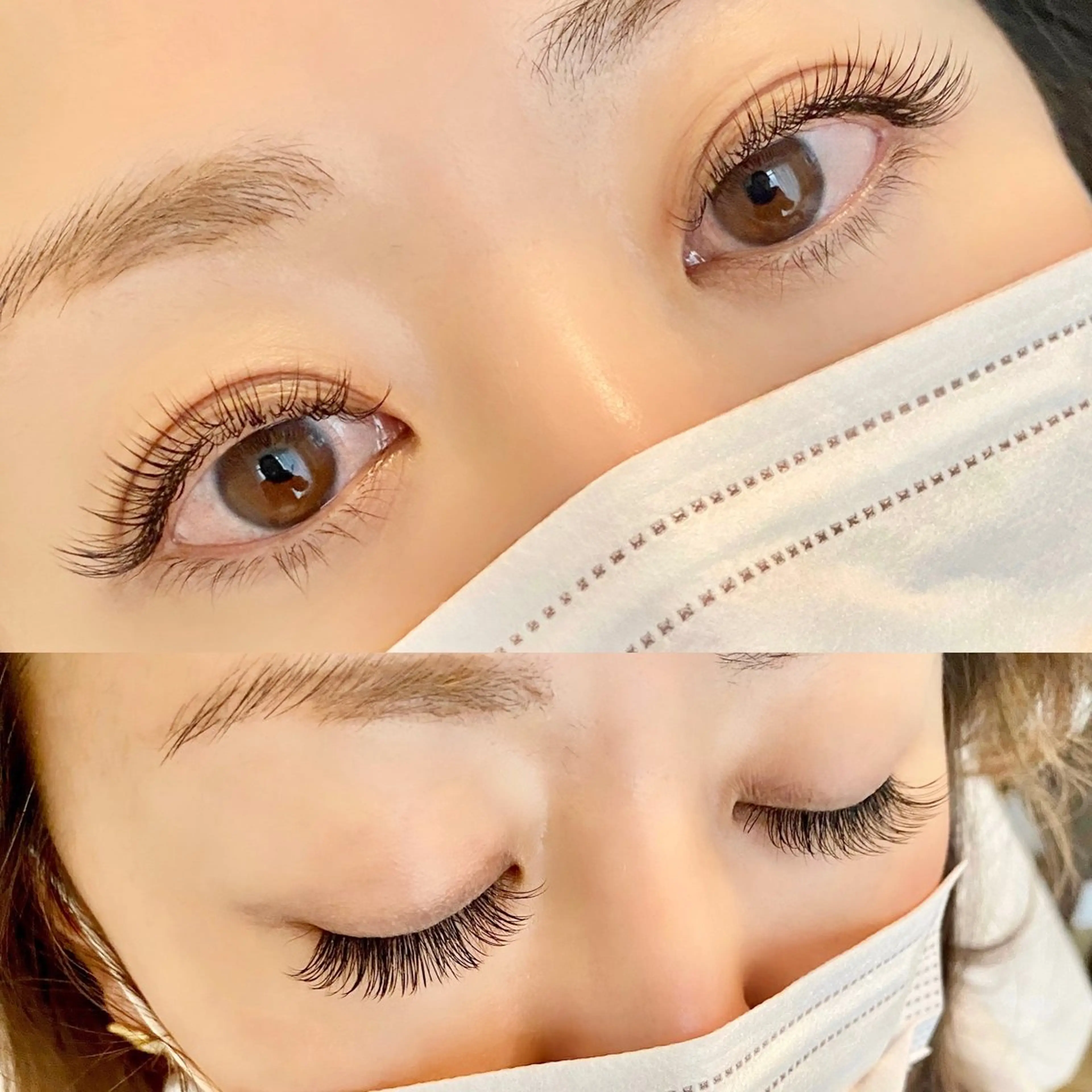 マツエク・マツパ Cカール 目尻長め mone eyelashのマツエク・マツパデザイン