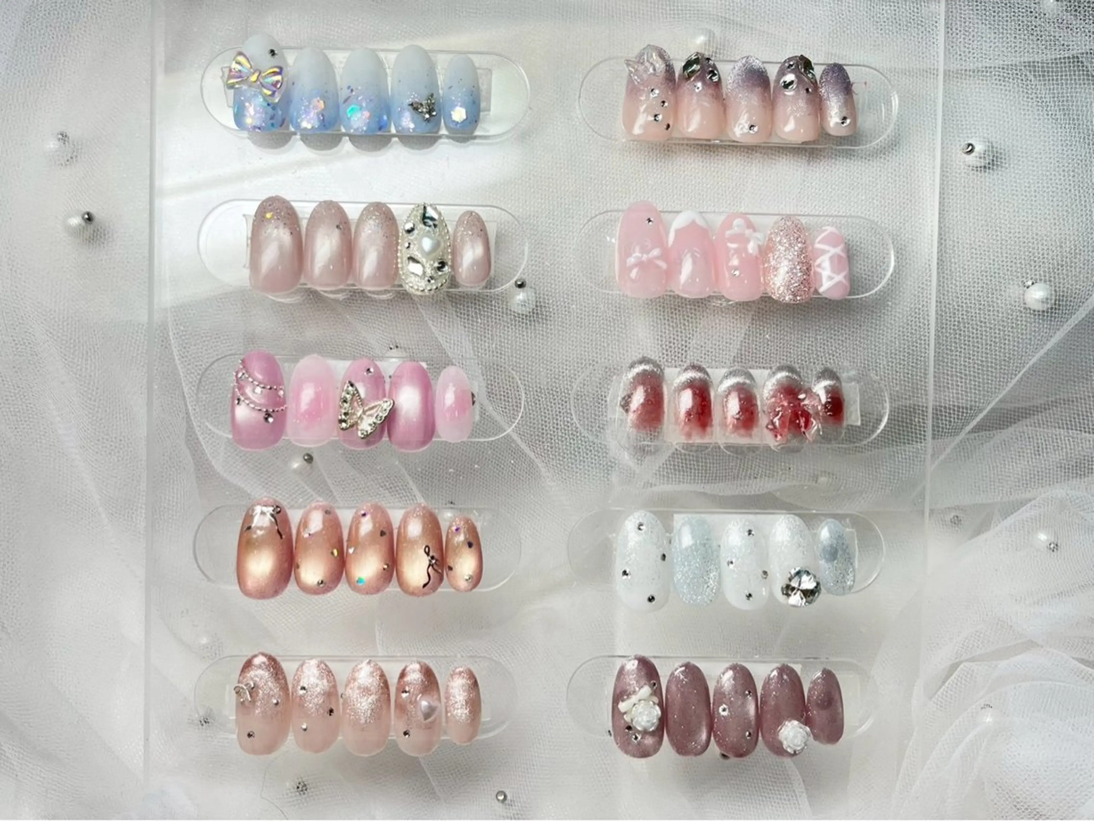 ネイル ワンホンネイル ハンドネイル Queennail 北堀江Yumiのネイルデザイン
