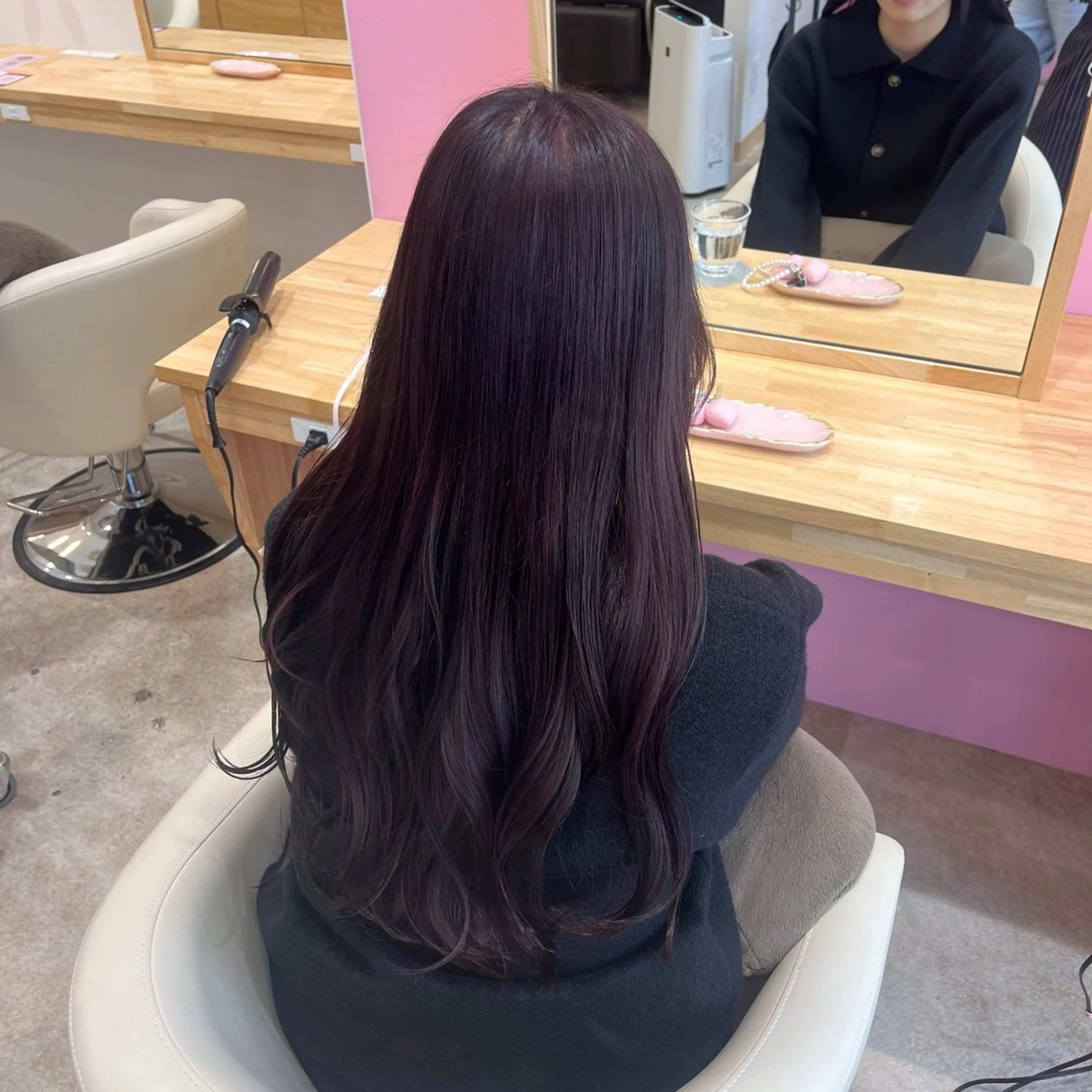 ロング カラー 望愛/レイヤー/ハイ トーン/デザインのヘアスタイル