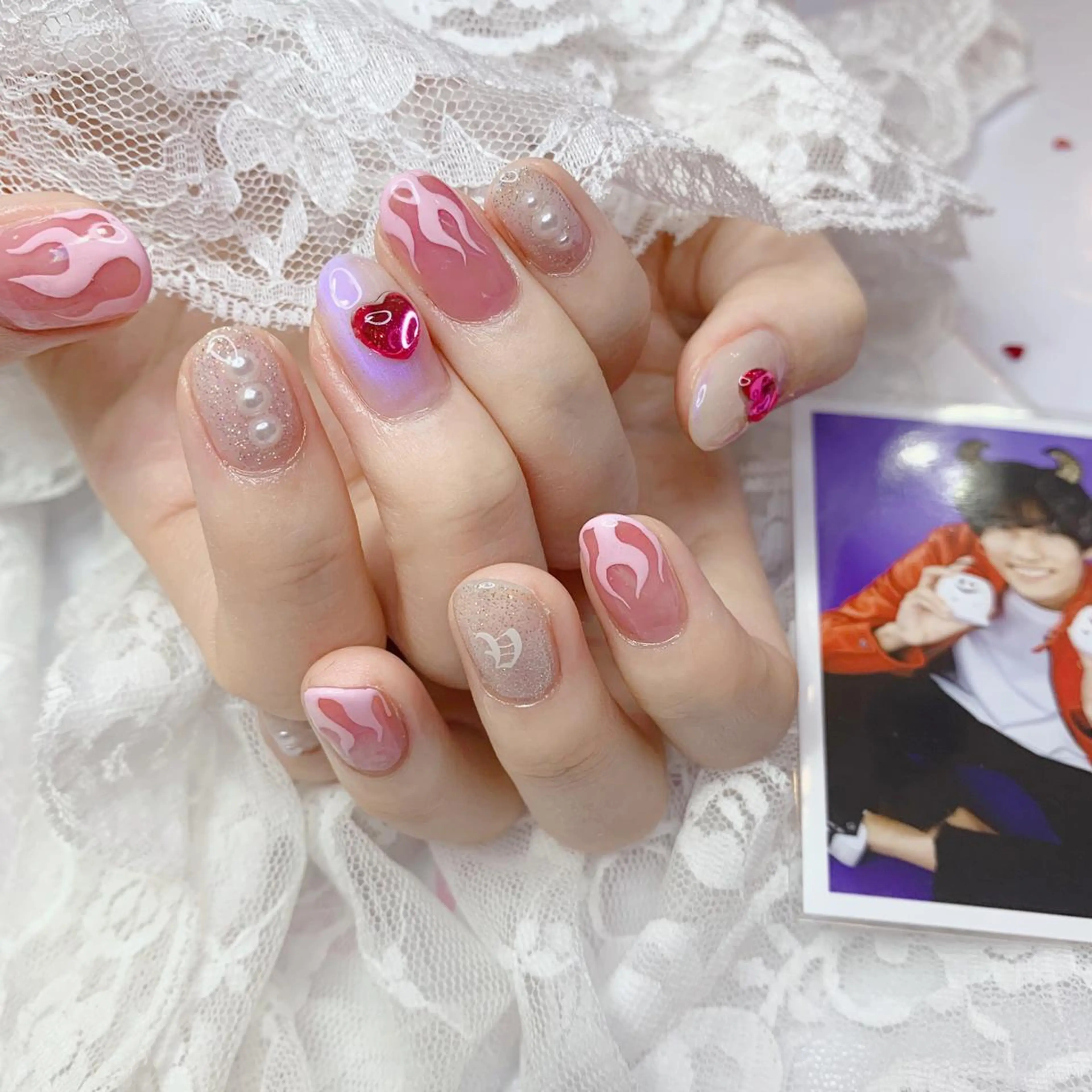 ネイル ハンドネイル La neige* yuki 🐩🌙のネイルデザイン