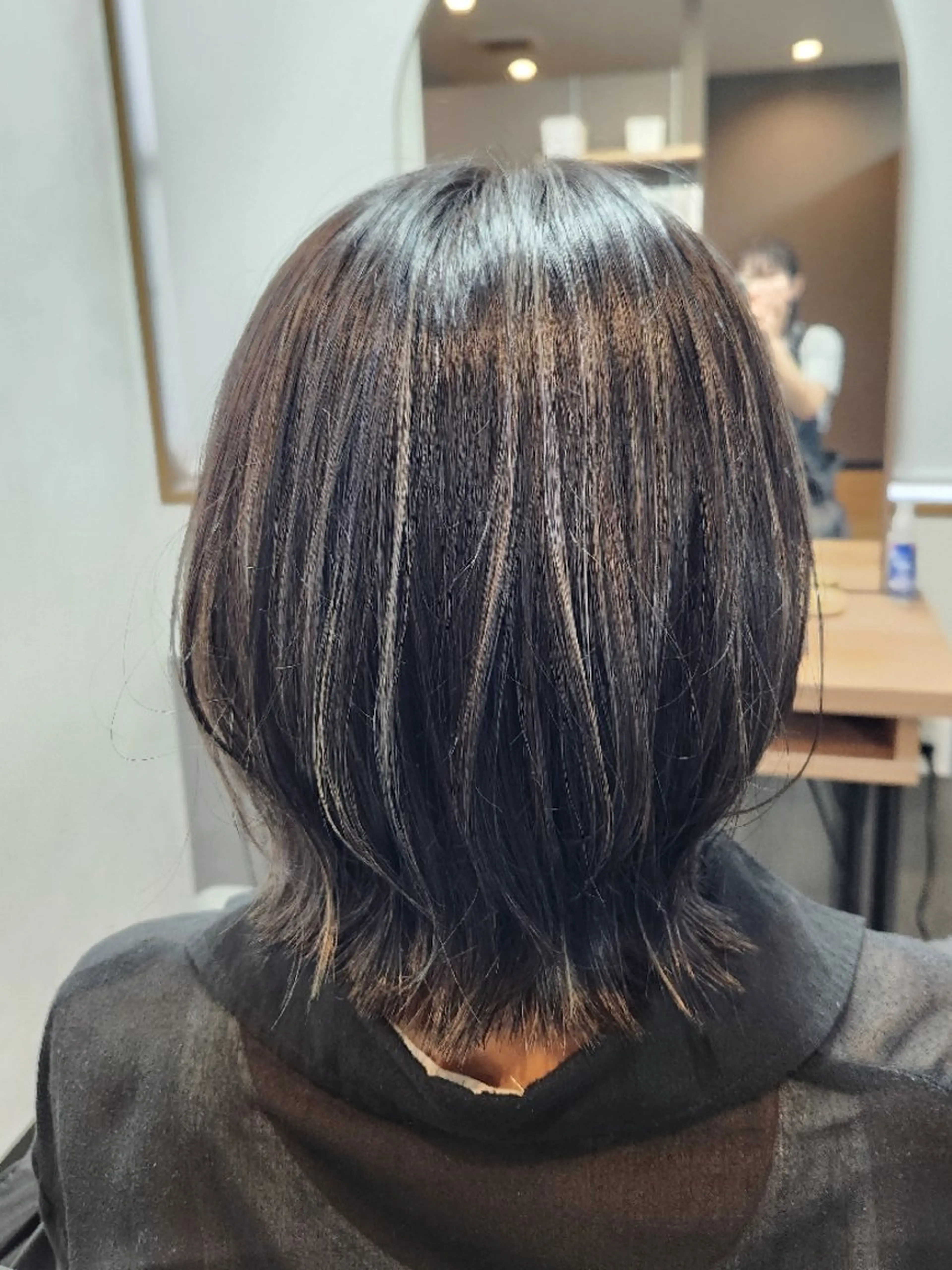 ミディアム カラー ハイライトカラー ハイライト ✂ AYAのヘアスタイル