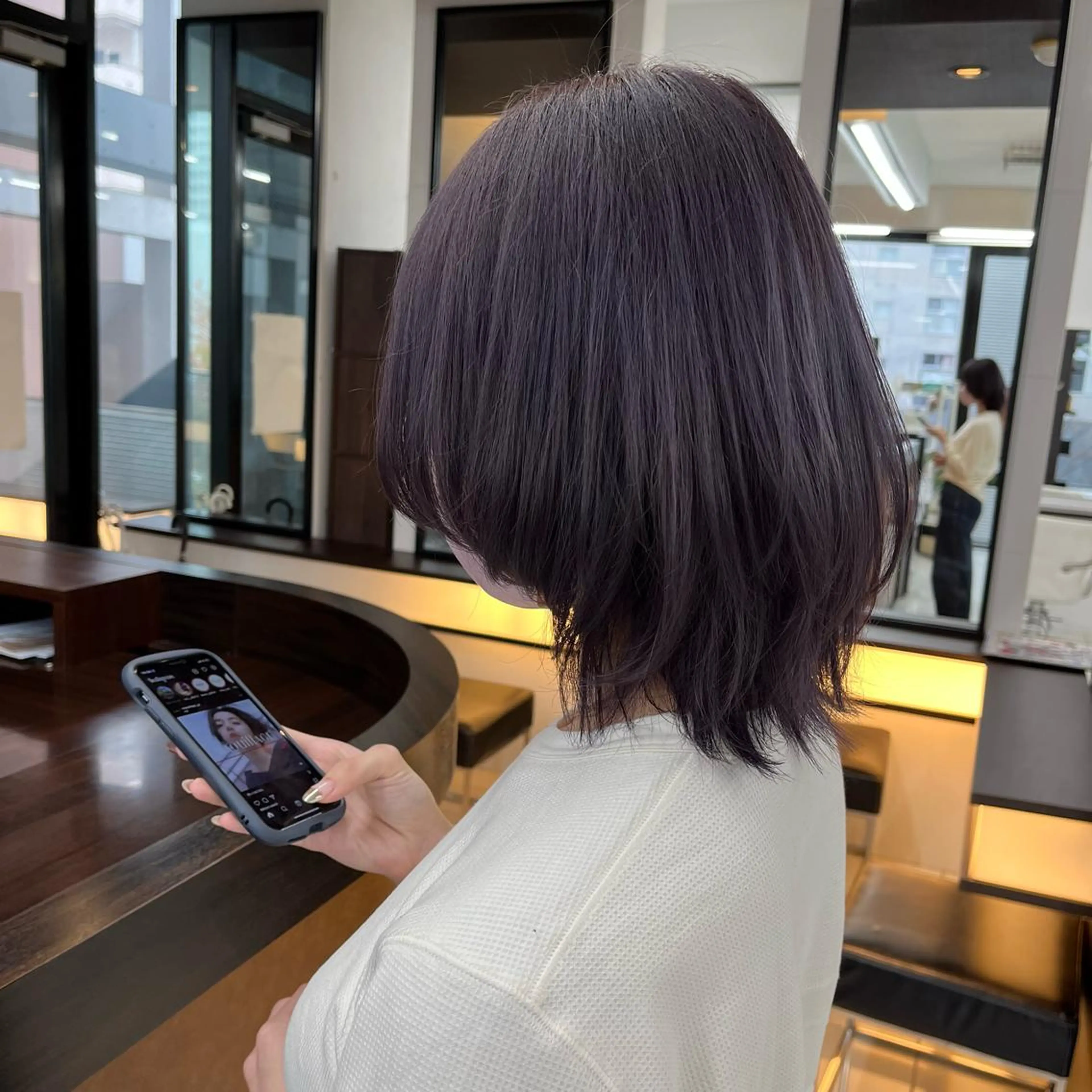 ショート カラー ブリーチ ケアブリーチ ダブルカラー ウルフカット カット ヘアカラー トリートメント ハタケヤマヨシキ ／BOOTHのヘアスタイル