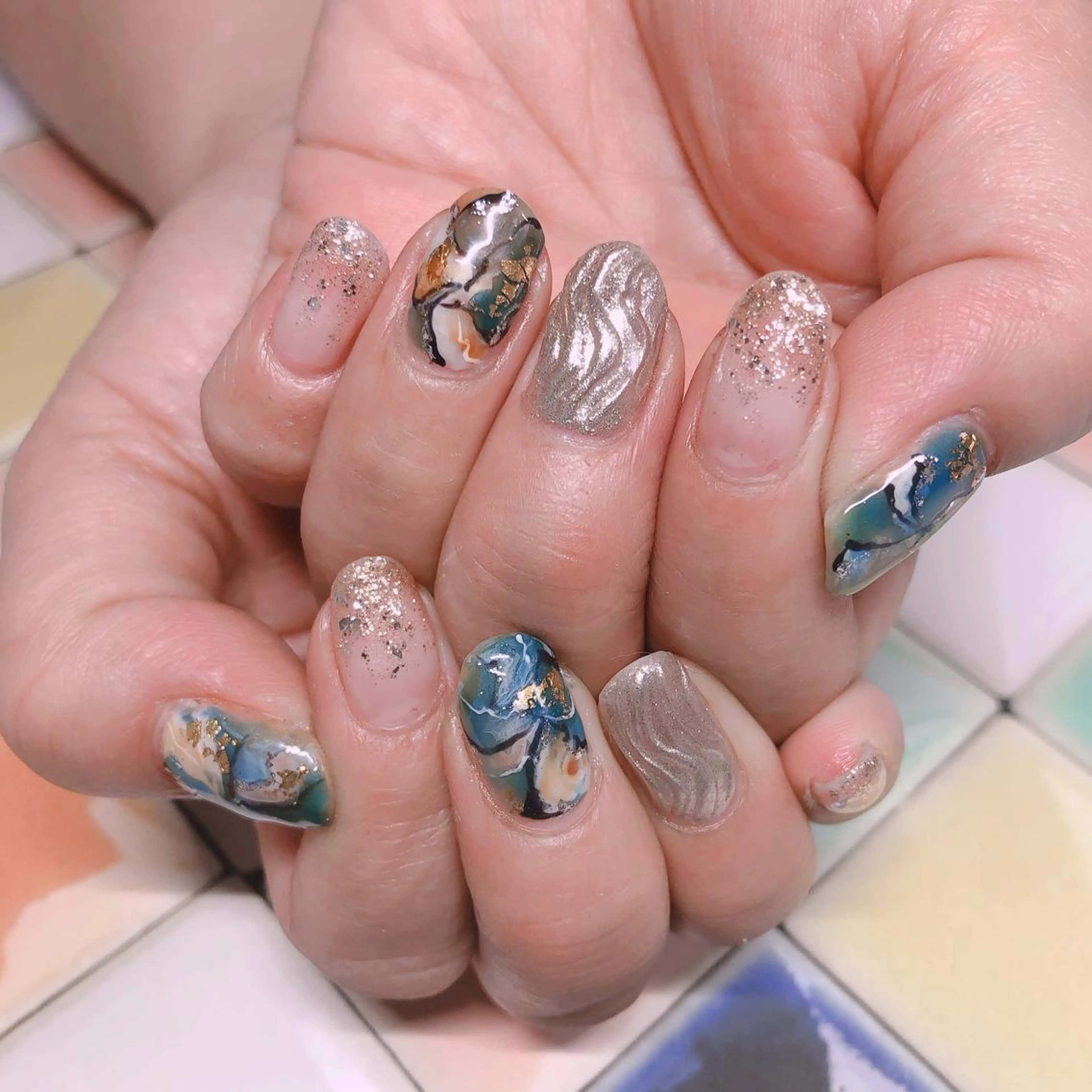 ネイル 奥園 良恵のネイルデザイン