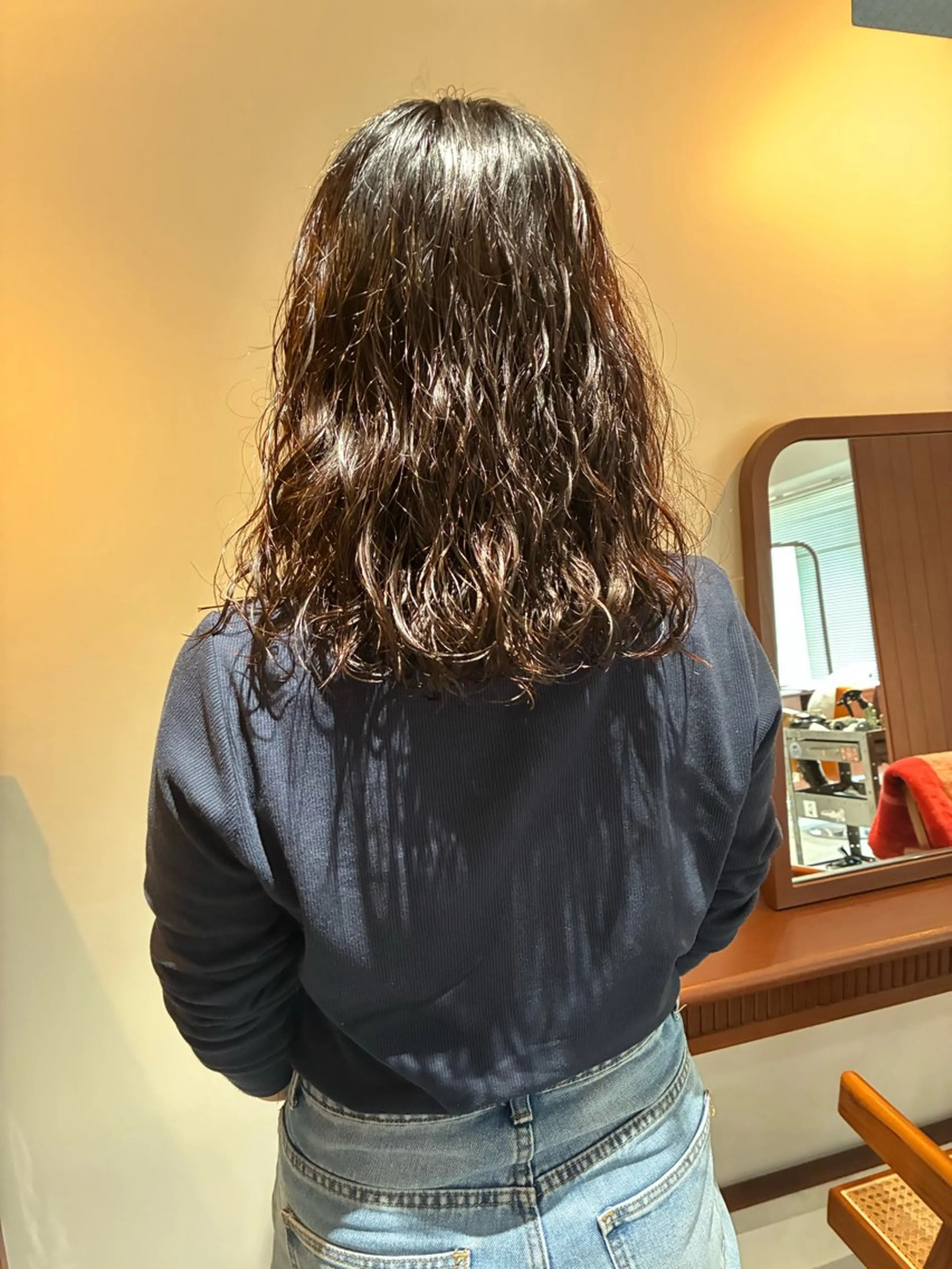ミディアム パーマ ヘアアレンジ カット パーマ 💟Opus/ Mizuki🐕💟のヘアスタイル