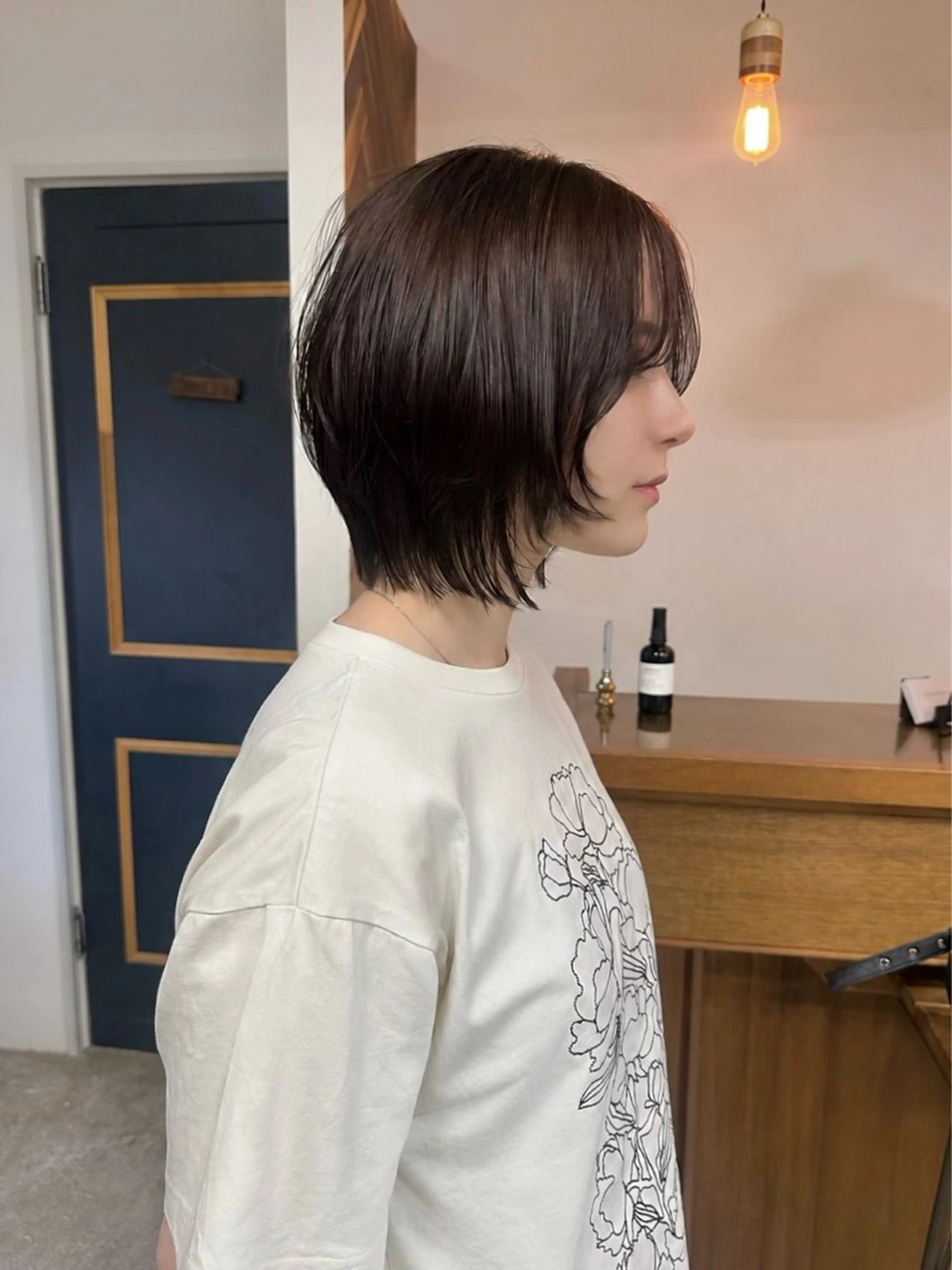 ミディアム ハイレイヤー レイヤーカット カット ヘアカラー トリートメント NAGISA 🎀透明感カラー🎀のヘアスタイル