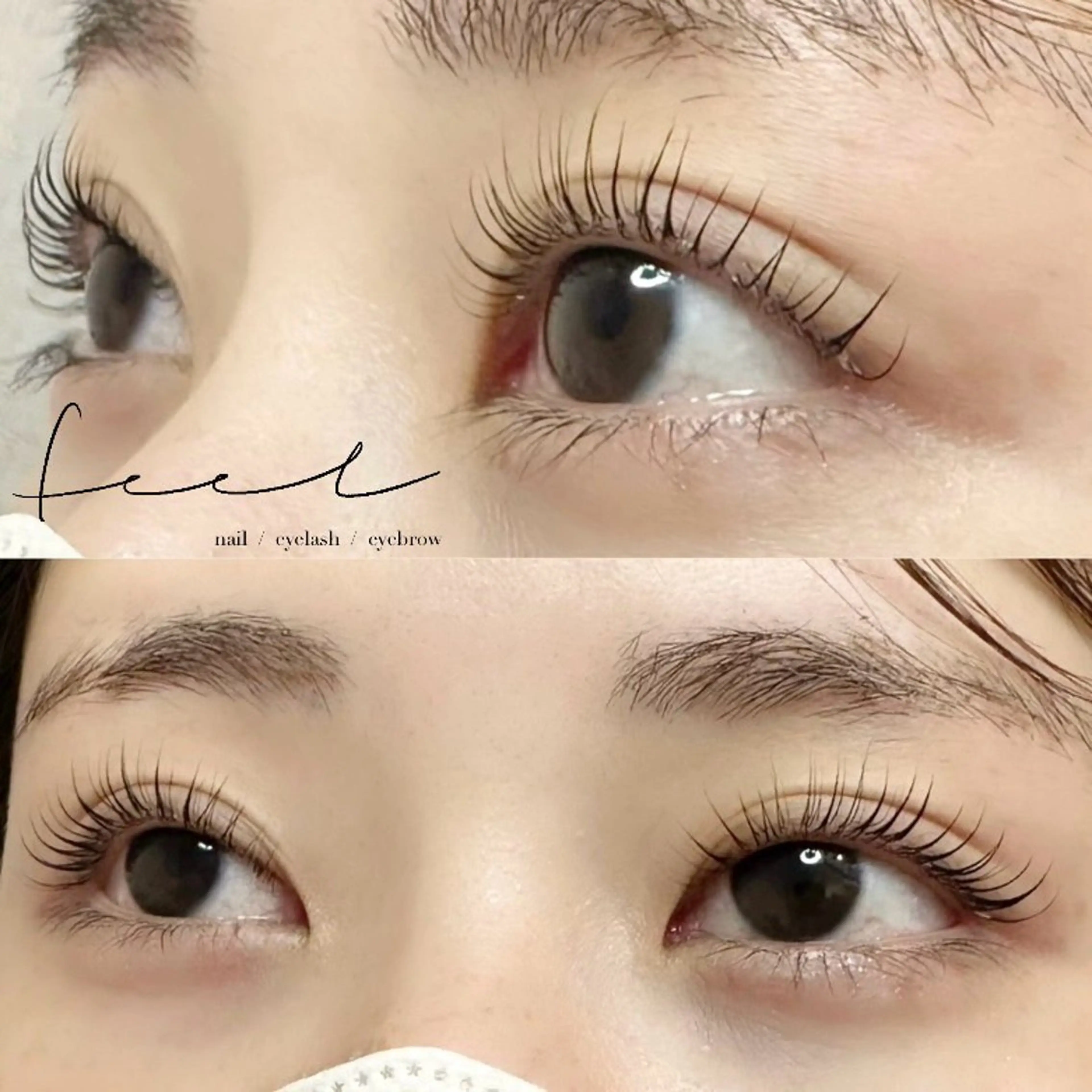 feelご来店初めての方初回限定まつげパーマ👀モデル価格🌼*・の写真