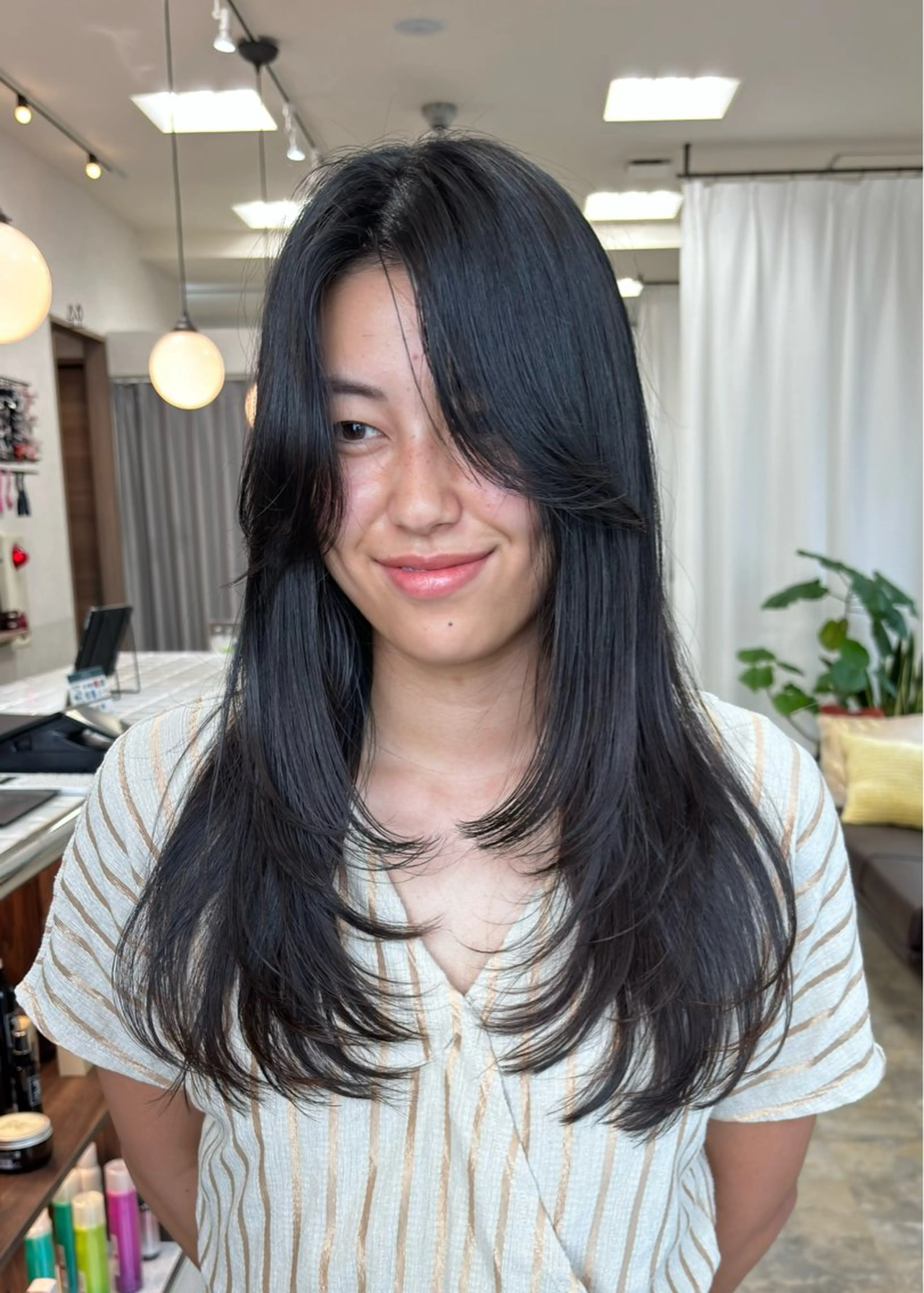 ロング レイヤーカット/ 貫井威努のヘアスタイル